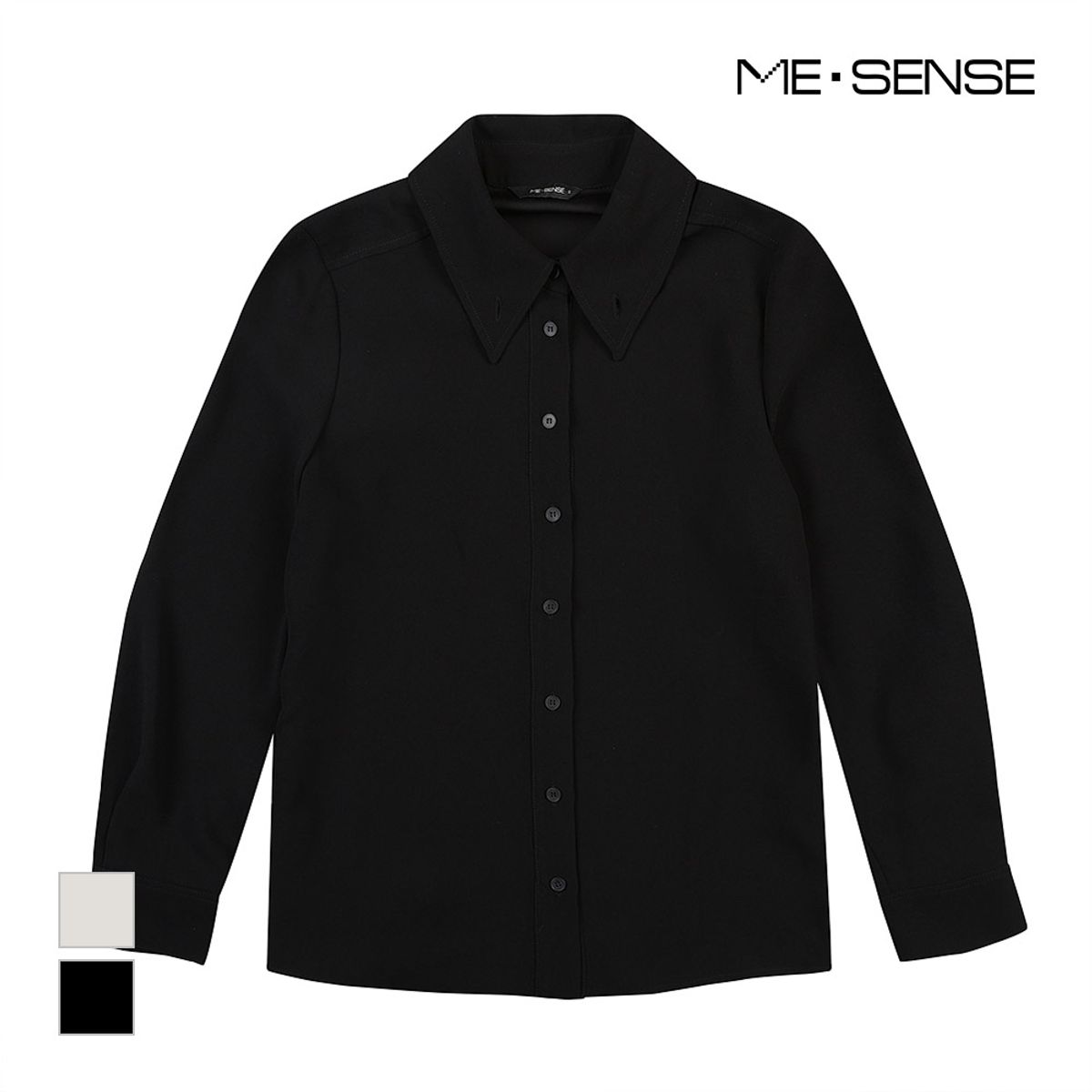 미센스(MESENSE) 패턴스카프넥 블라우스_MB3YBLM103I