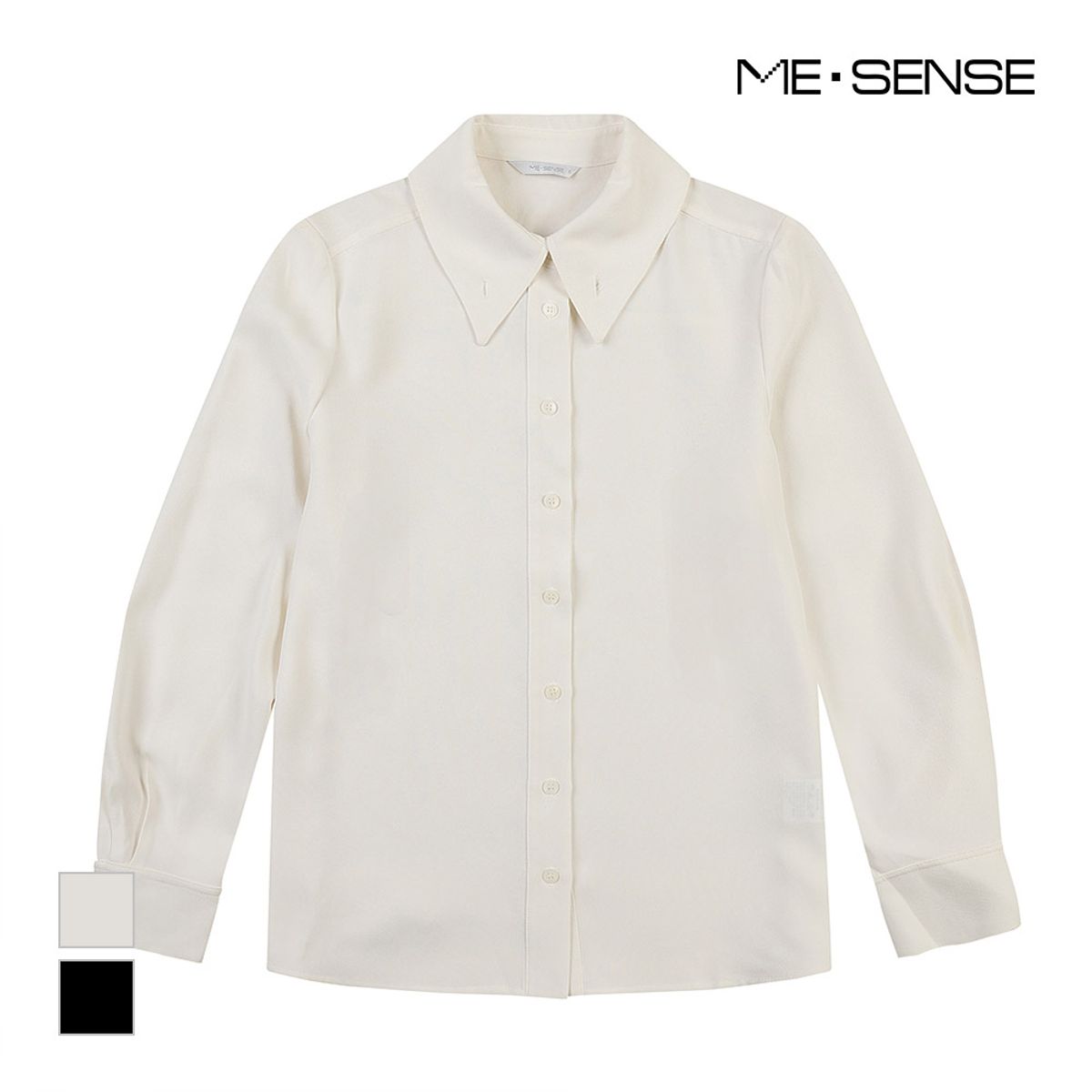 미센스(MESENSE) 패턴스카프넥 블라우스_MB3YBLM103I