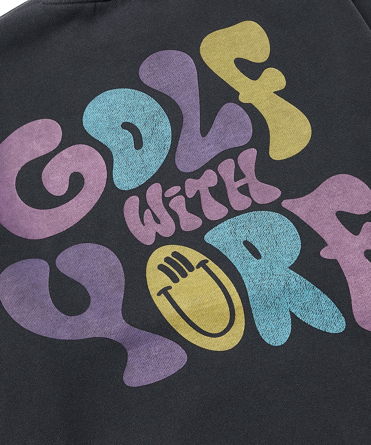 욜프(YORF) YORF SWEATSHIRTS PIGMENT DYEING CHILL PASTEL CHARCOAL 욜프 스웨트셔츠 피그먼트 다잉 칠 파스텔 차콜