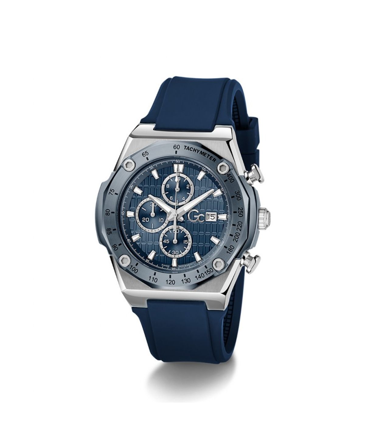 지씨시계(GCWATCH) 블루 아이돌스포츠 실리콘 (Z68003G7) 남성시계