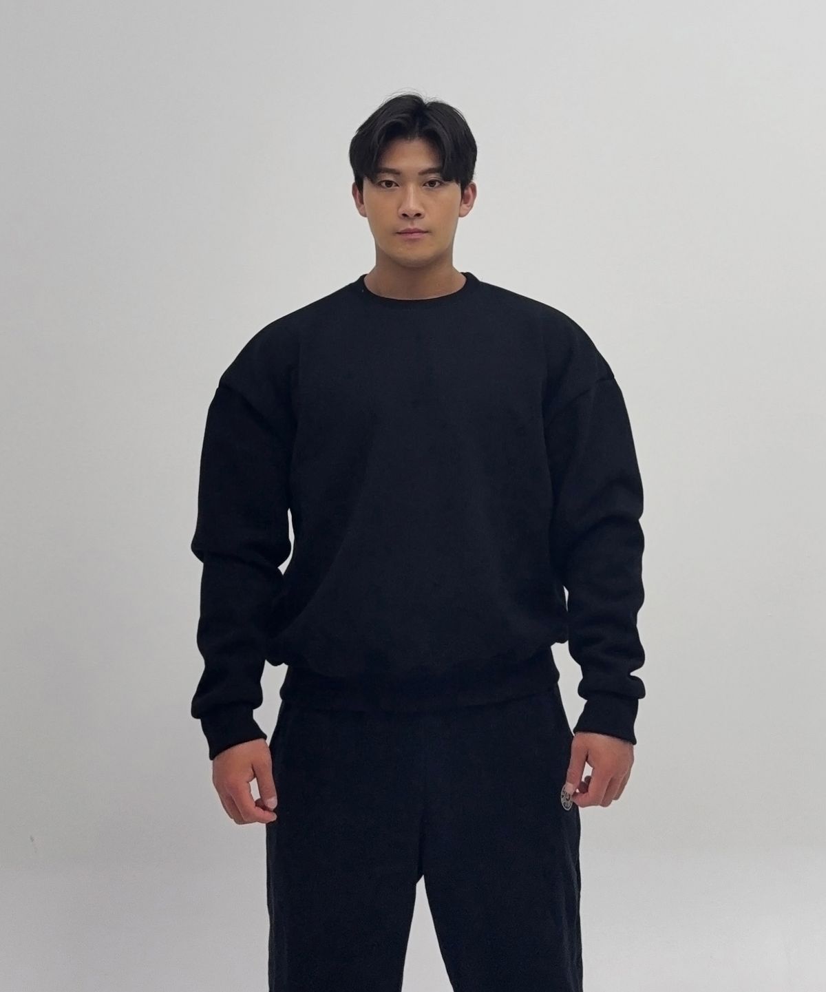 바벨웍스(BARBELLWORKS) 헤비 고중량 이중지 맨투맨
