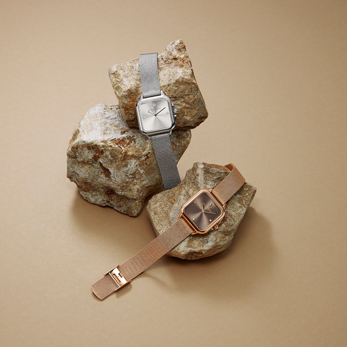 올리비아버튼(OLIVIA BURTON) Grosvenor Silver (24000086) 여성시계