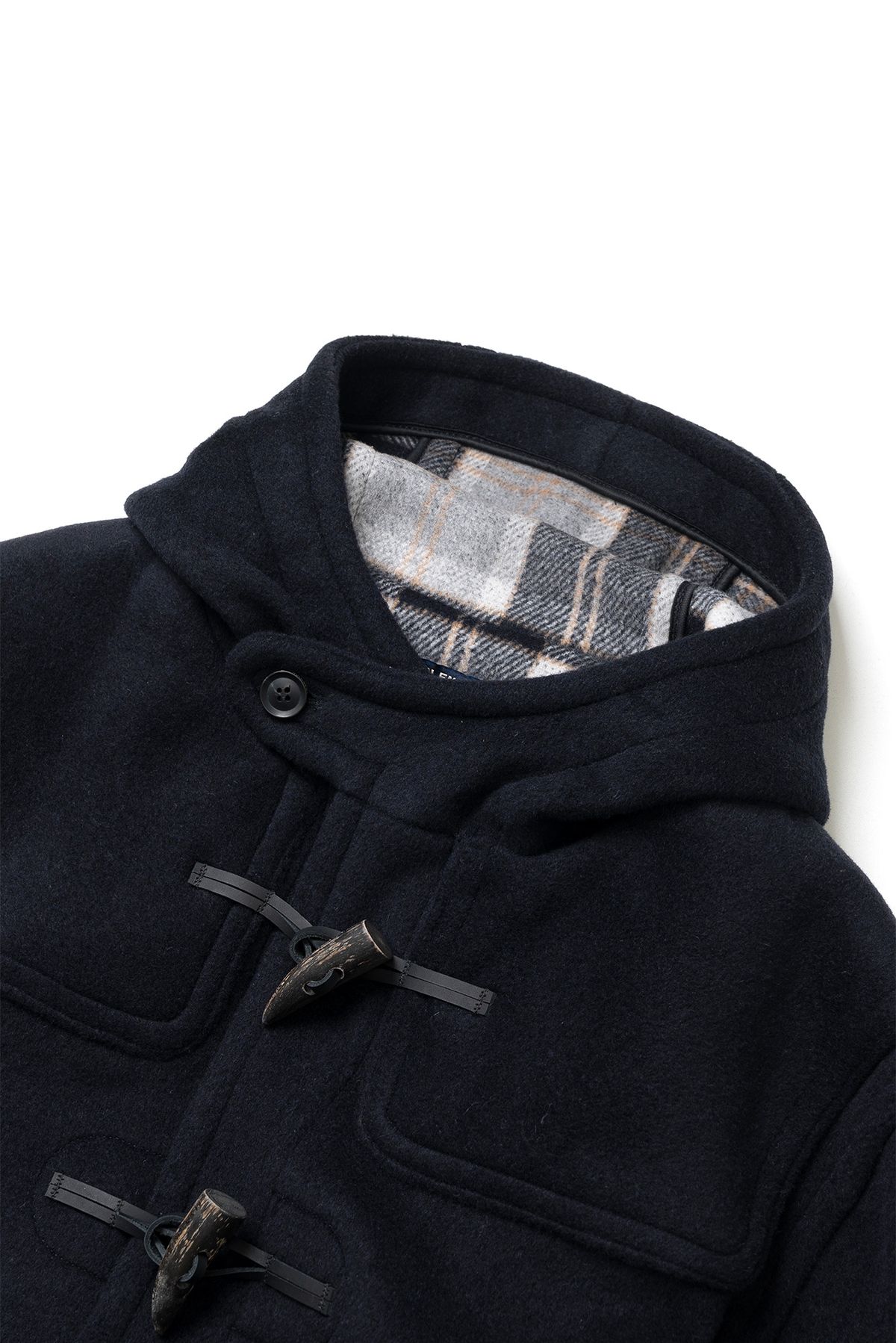 런던트레디션(LONDONTRADITION) Milford Mens Oversize Duffle Coat - Navy SBB 130