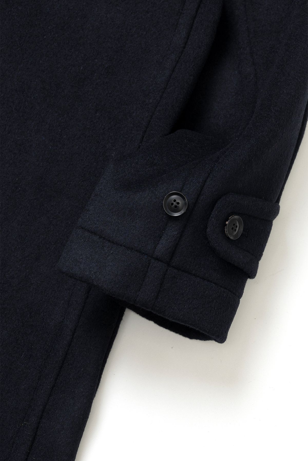 런던트레디션(LONDONTRADITION) Milford Mens Oversize Duffle Coat - Navy SBB 130