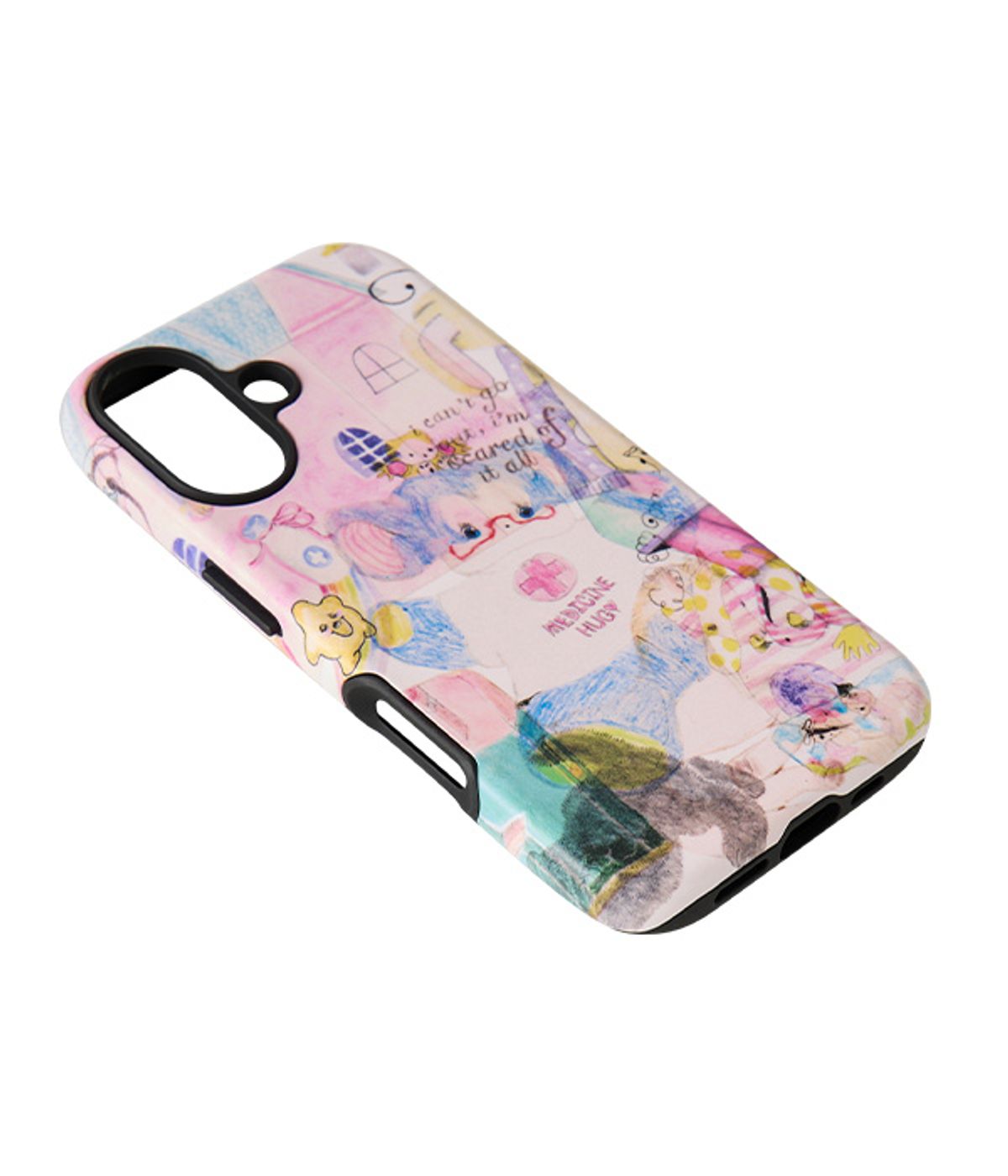 유쓰배쓰(YOUTHBATH) Graphic Bumper Phone Case_Pink Bear