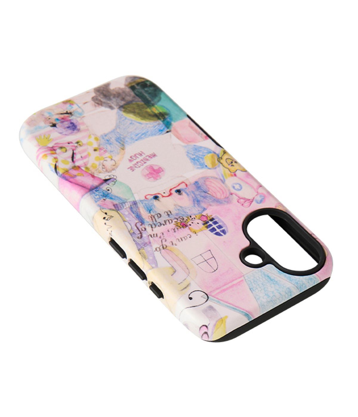 유쓰배쓰(YOUTHBATH) Graphic Bumper Phone Case_Pink Bear