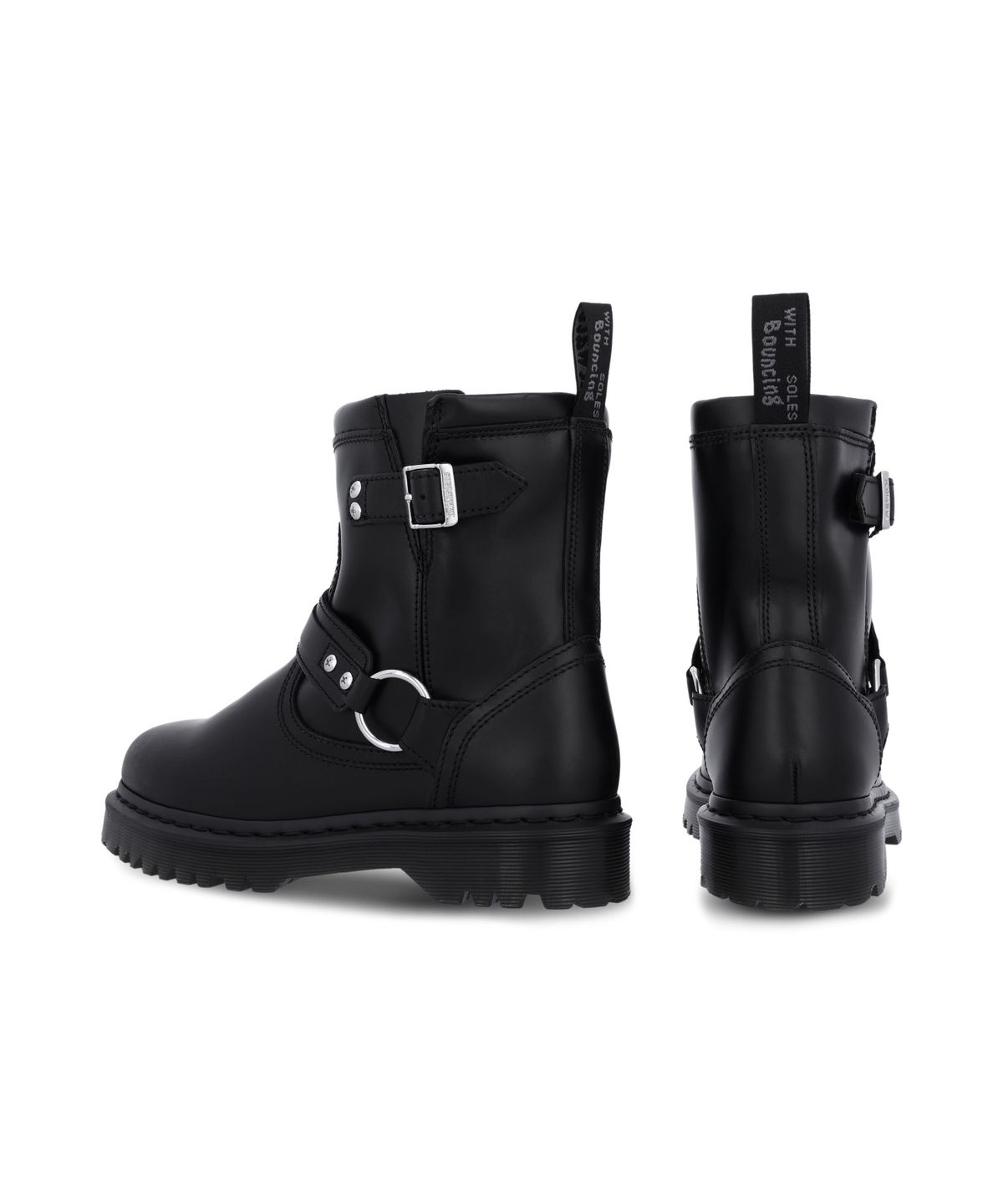 닥터마틴(DR.MARTENS) 애니스톤 하네스 앵클 부츠 - 블랙 올리언스 / 42583001