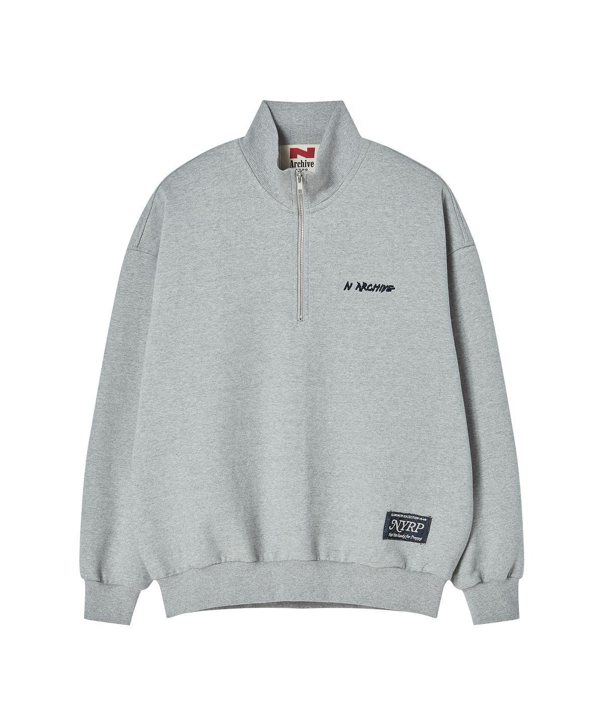 비욘드클로젯(BEYOND CLOSET) [COLLECTION LINE] 헤리티지 집 저지 티셔츠 그레이