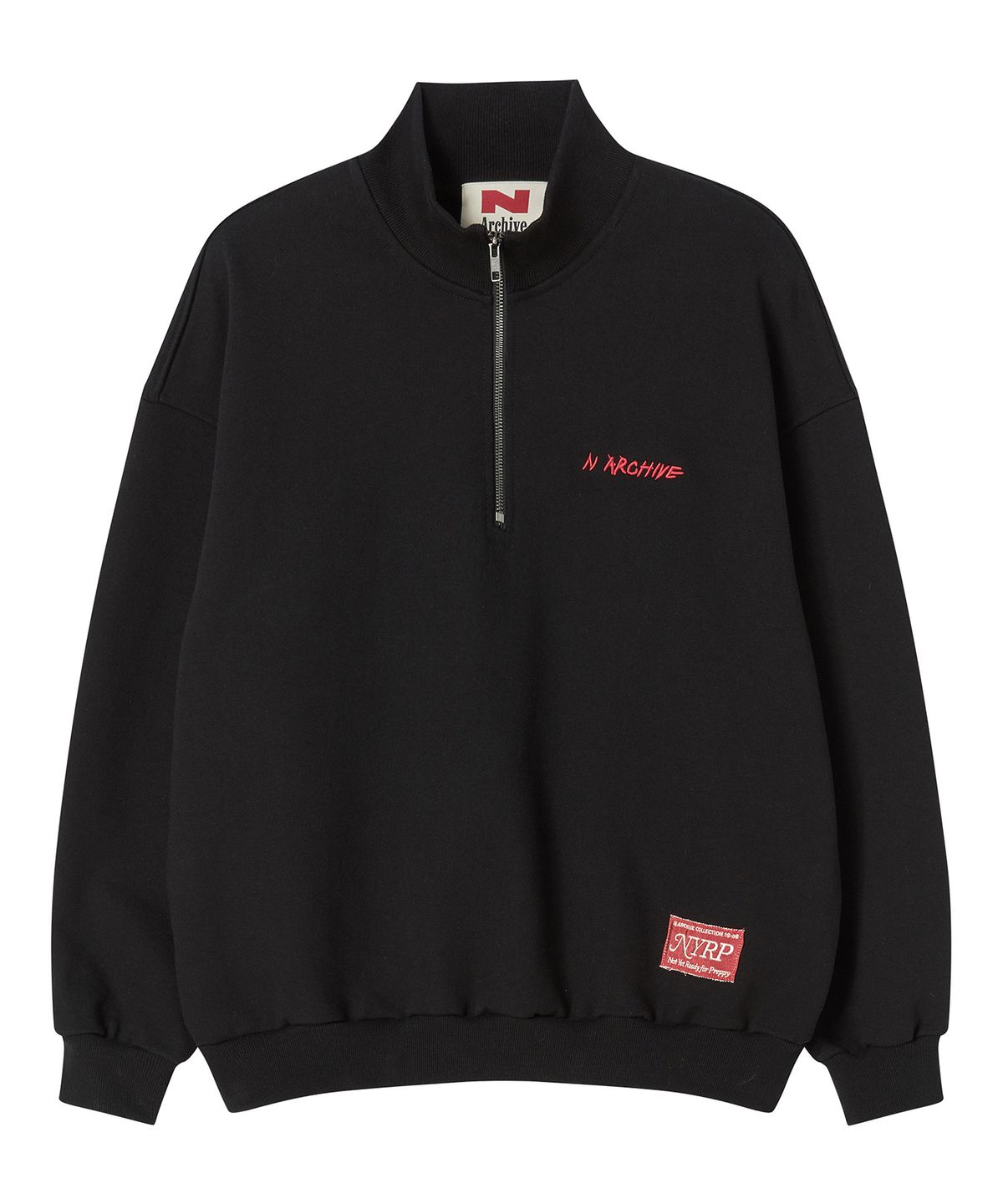 비욘드클로젯(BEYOND CLOSET) [COLLECTION LINE] 헤리티지 집 저지 티셔츠 블랙