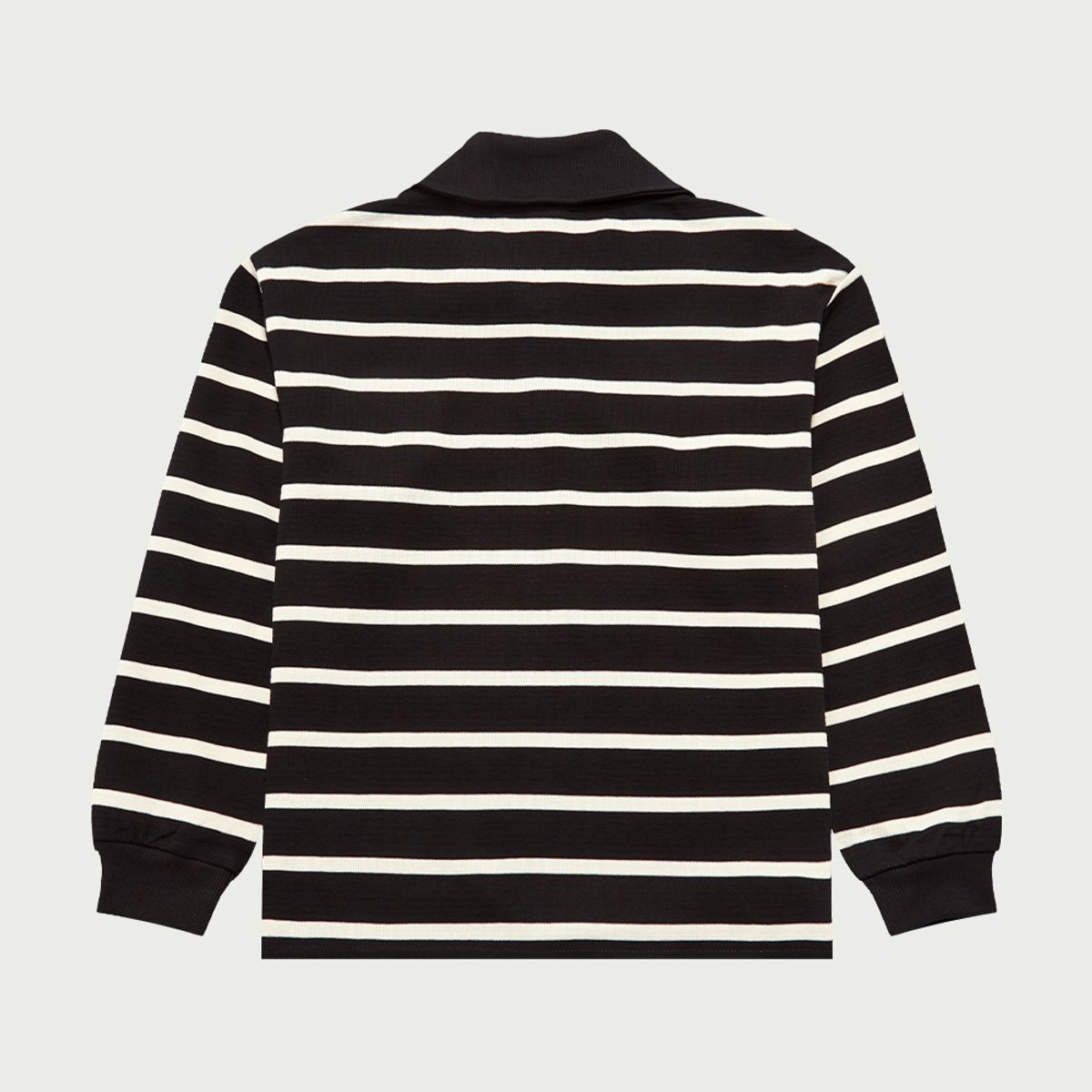 행텐 틴즈(HANGTEN TEENS) 틴즈 니트 스트라이프 하프넥 집업 티셔츠_100(14540-031-812-05)