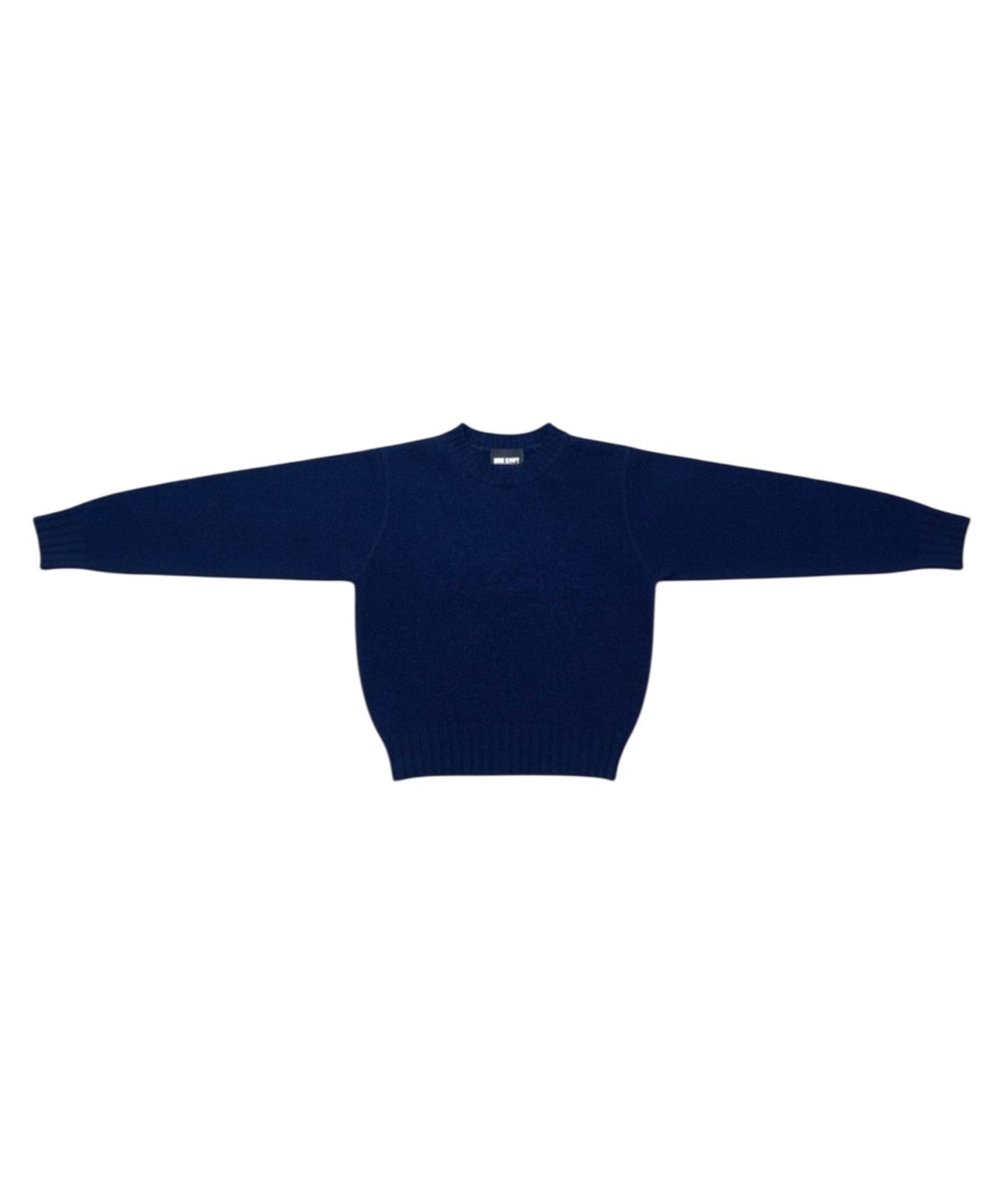 본슬리피(BORN SLIPPY) Soft Touch Crew Sweater (Navy)