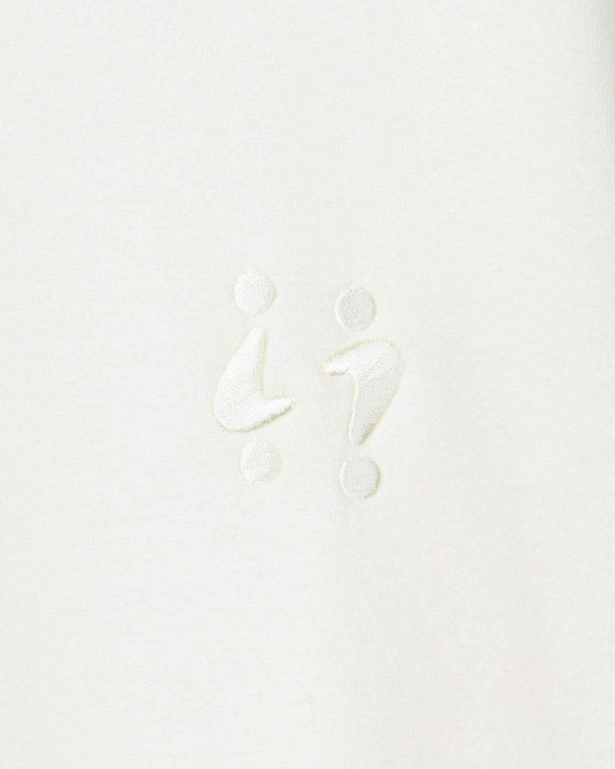 디앤드퀘스천(THEENDQUESTION) Half crewneck sweatshirt / IVORY