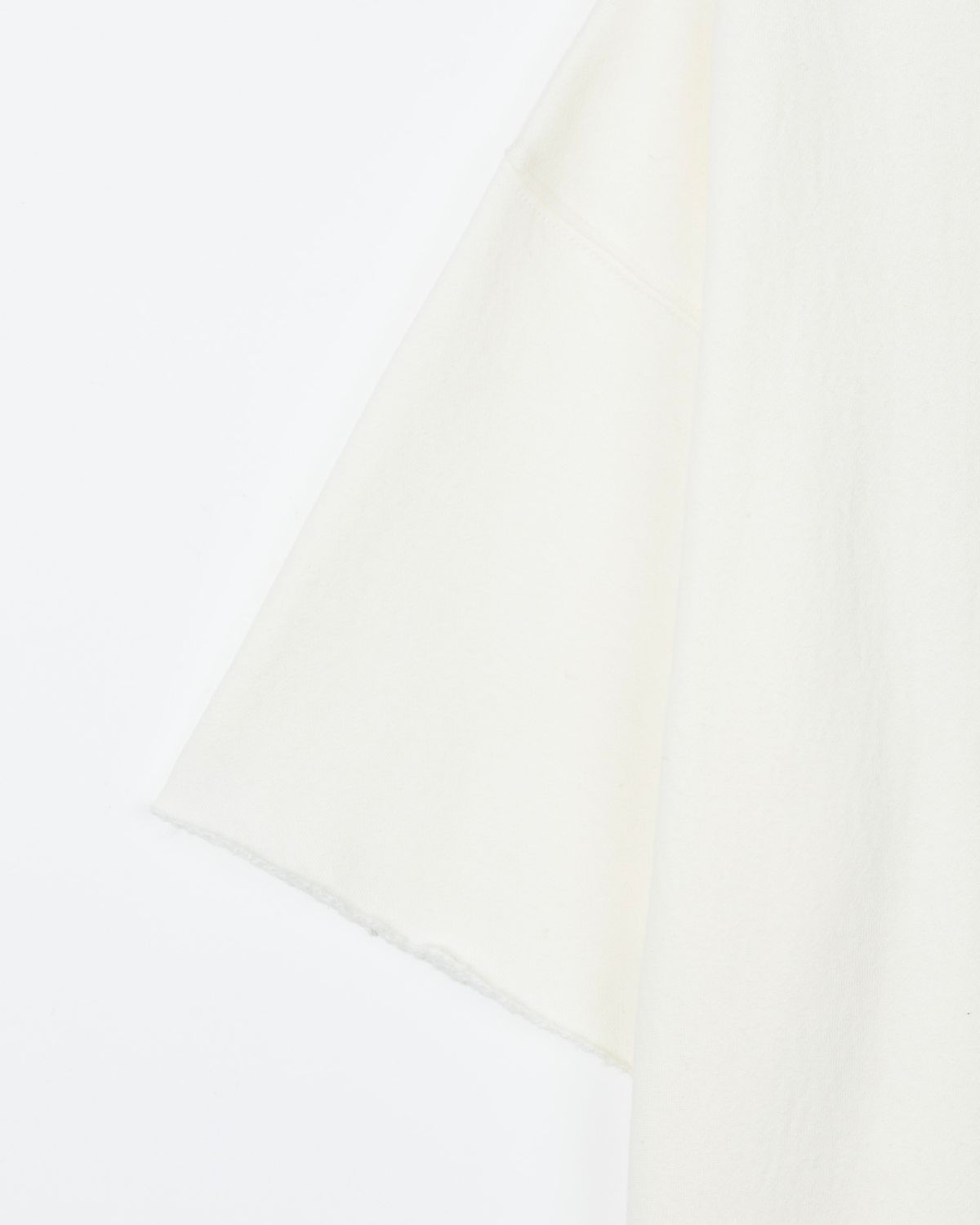 디앤드퀘스천(THEENDQUESTION) Half crewneck sweatshirt / IVORY