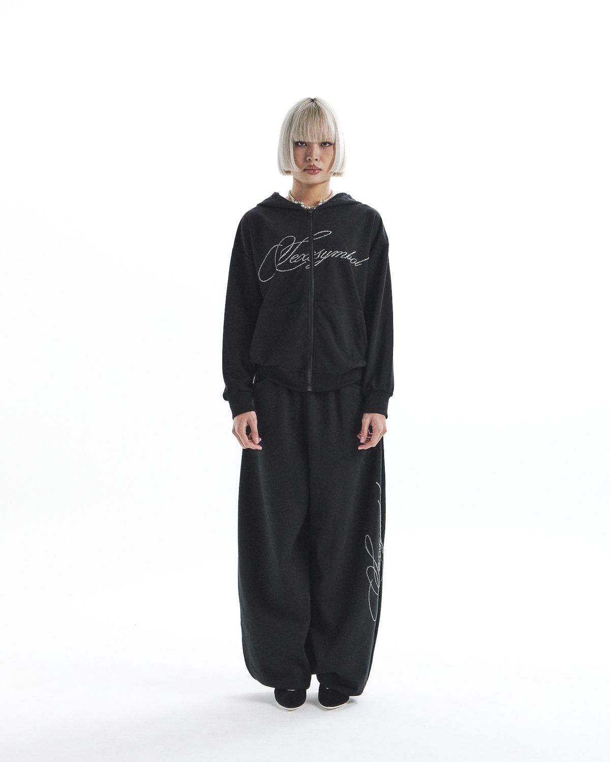 카이야(KAIYA) sxx symbol hooded zip-up