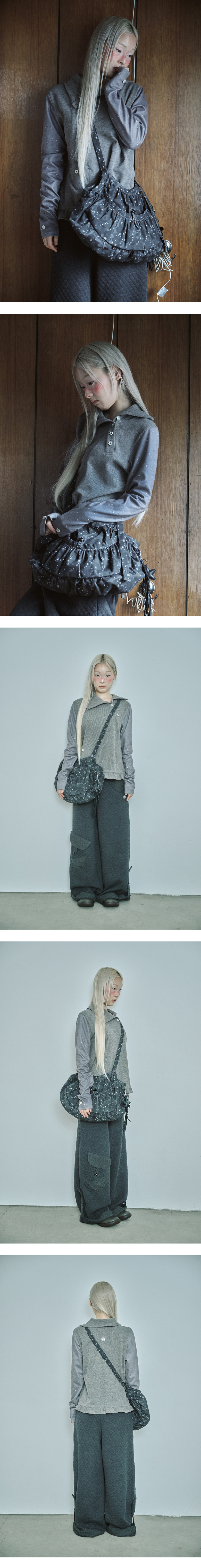 MUSINSA | HUG YOUR SKIN Flower Button Polo Top (Brown)