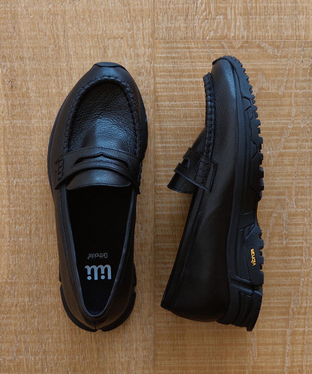 릴리슈(LILYSHOE) remer vibram loafer_black