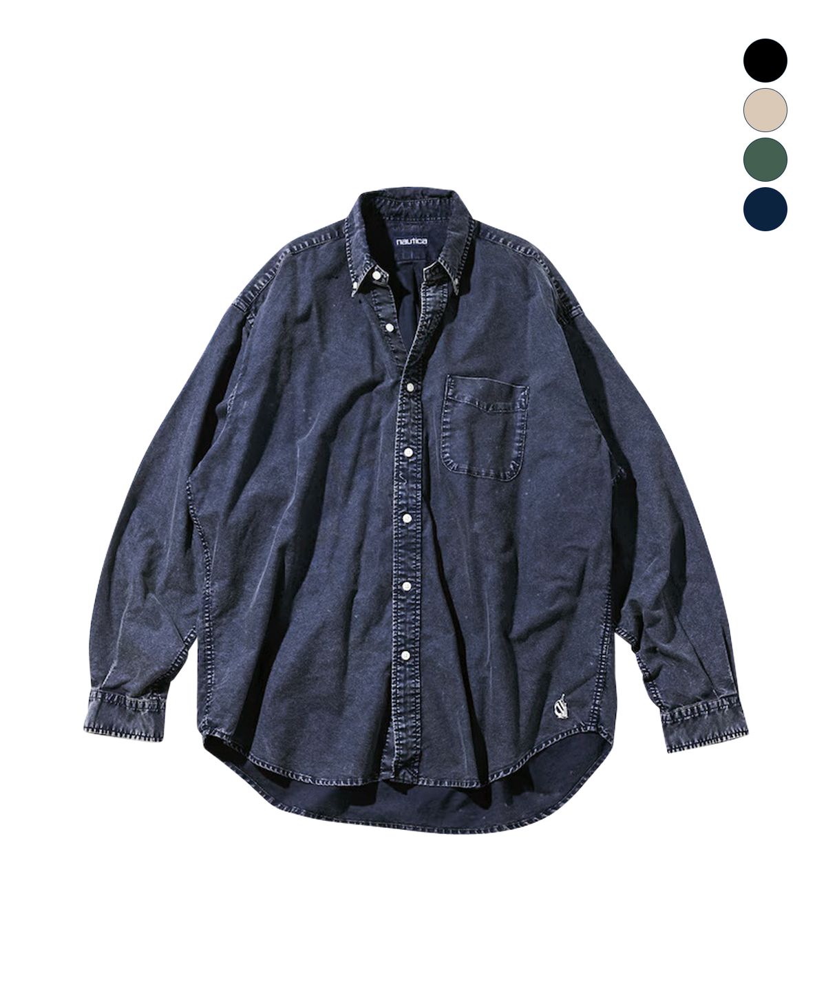 노티카(NAUTICA) 가먼트 다이드 옥스포드 버튼다운 셔츠 JST5405
