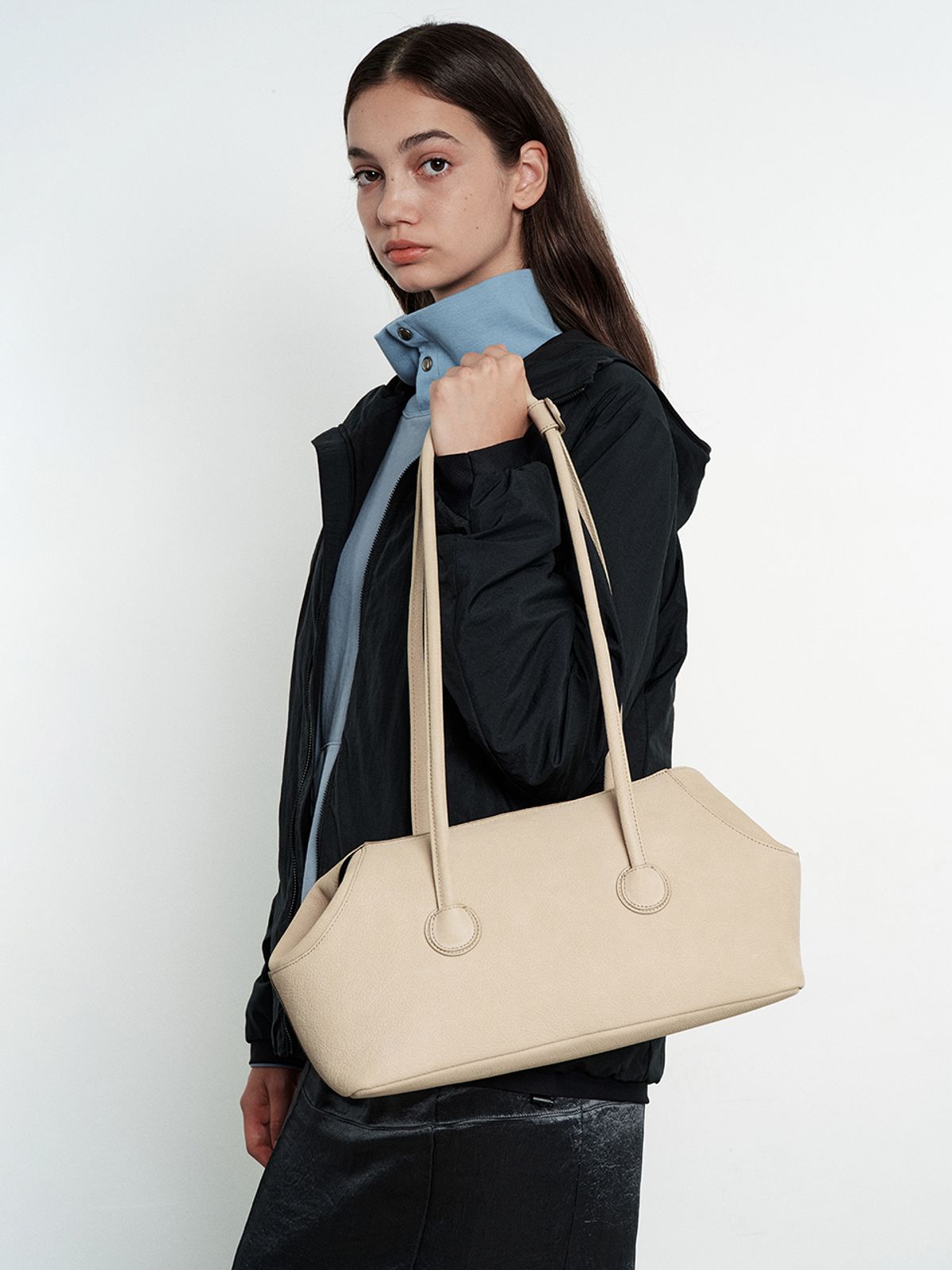 마지셔우드(MARGESHERWOOD) BOAT SHOPPER LARGE_nude nubuck