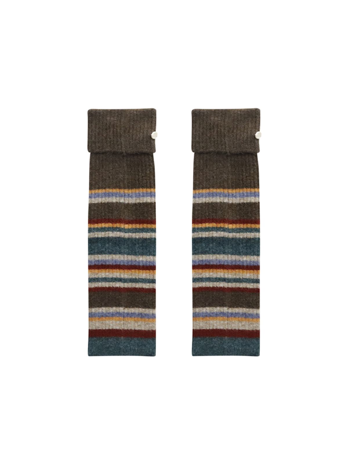 핑크파인애플(PINK PINEAPPLE) SNOW RETRO LEG WARMER_BROWN
