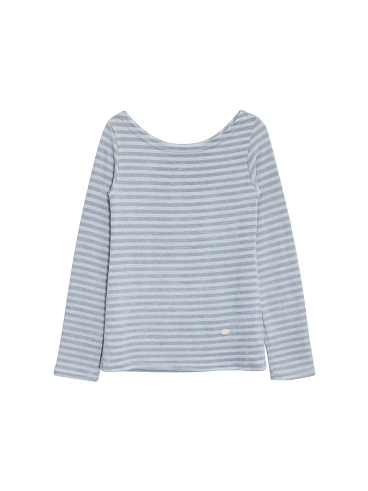 핑크파인애플(PINK PINEAPPLE) SYNDROME VINTAGE STRIPE T-SHIRT_BLUE