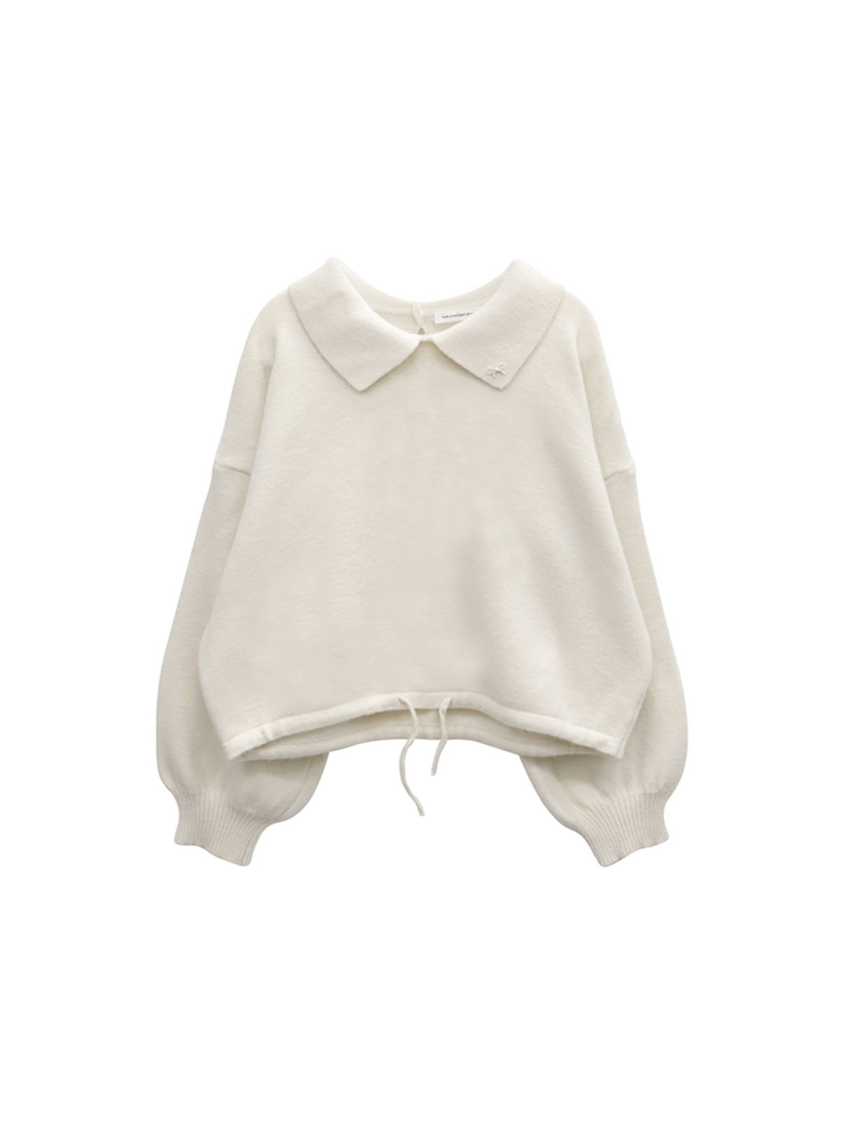 핑크파인애플(PINK PINEAPPLE) VANILLA STRING COLLAR KNIT_IVORY