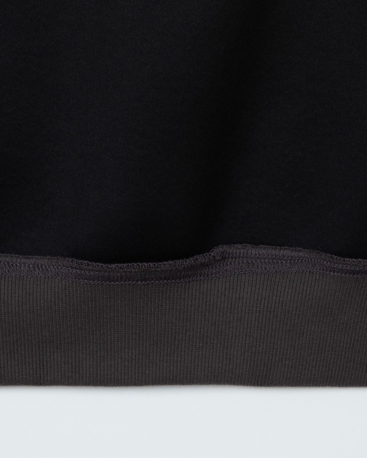 디앤드퀘스천(THEENDQUESTION) Neoprene hood zip-up jumper / BROWN