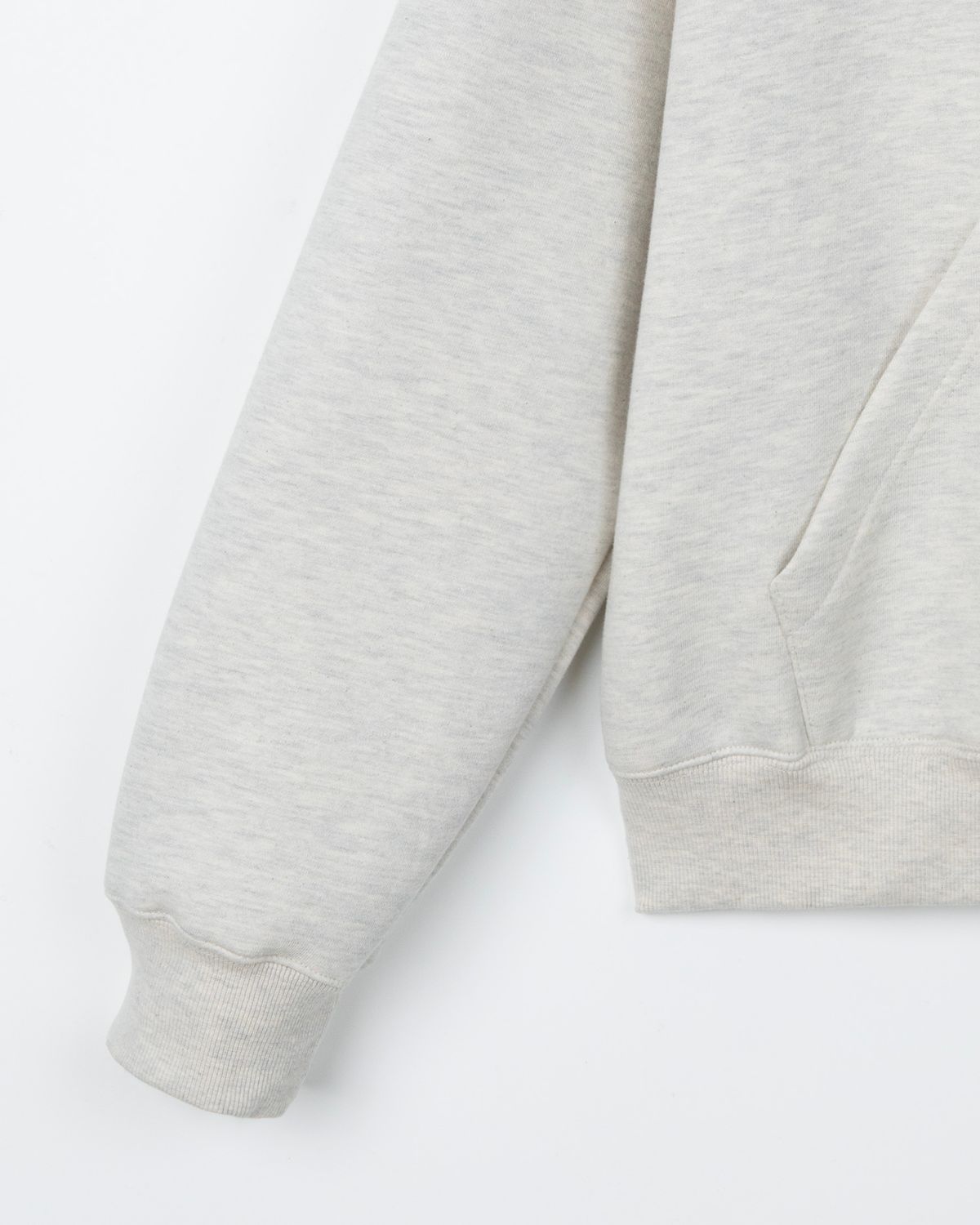 디앤드퀘스천(THEENDQUESTION) Neoprene hood zip-up jumper / OATMEAL