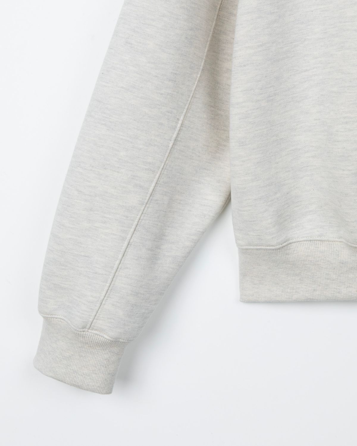 디앤드퀘스천(THEENDQUESTION) Neoprene hood zip-up jumper / OATMEAL