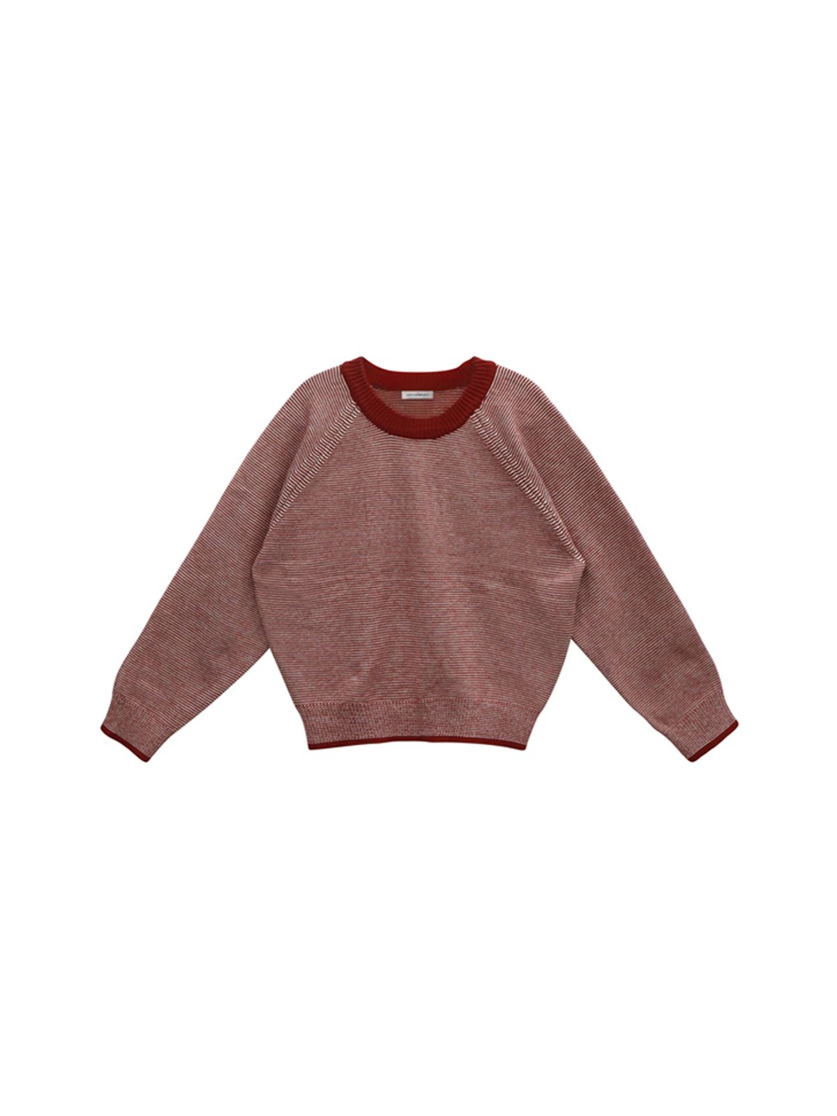 핑크파인애플(PINK PINEAPPLE) CANDY STRIPE COLOR KNIT_RED