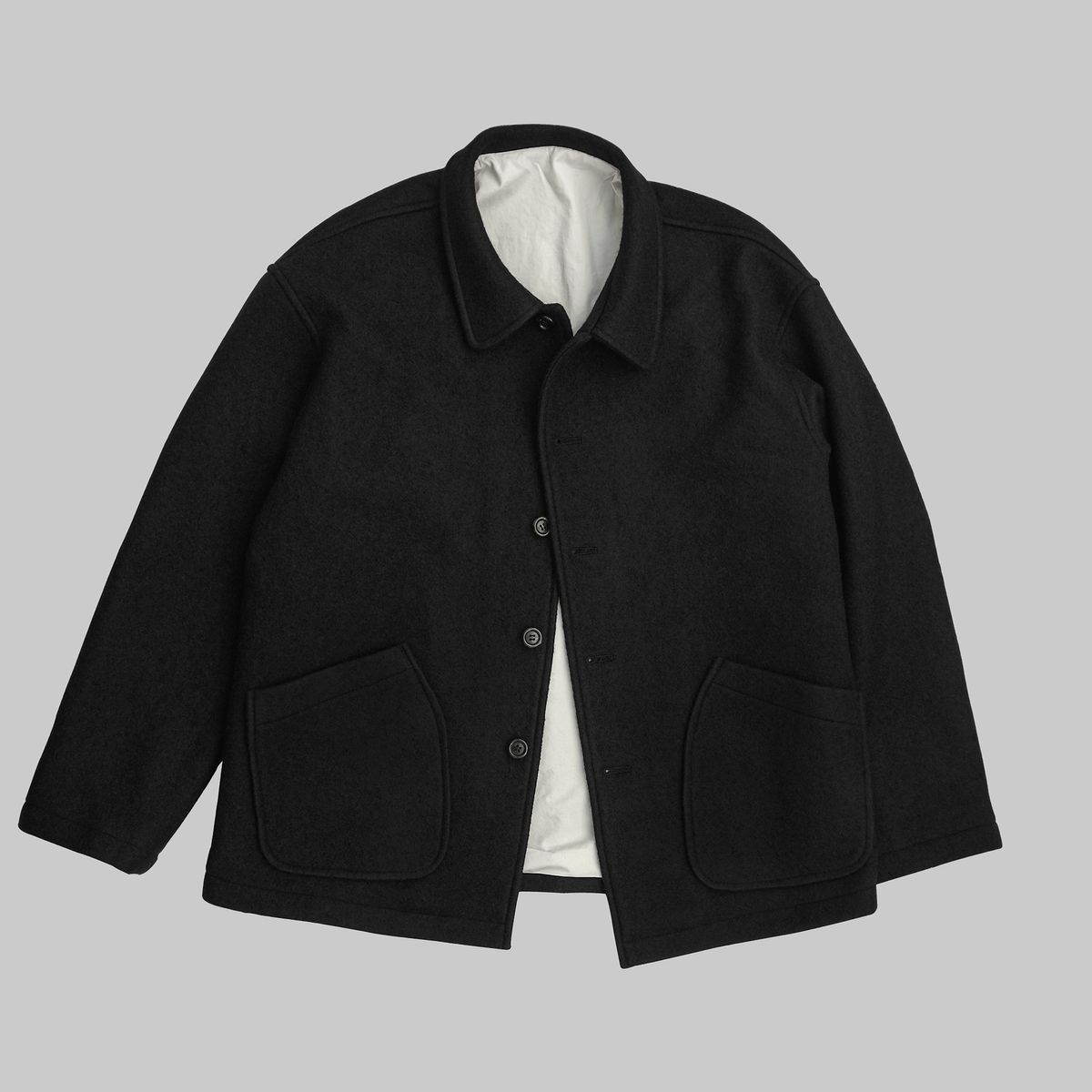 뗄라(TELA) Black Boucle Wool Jacket