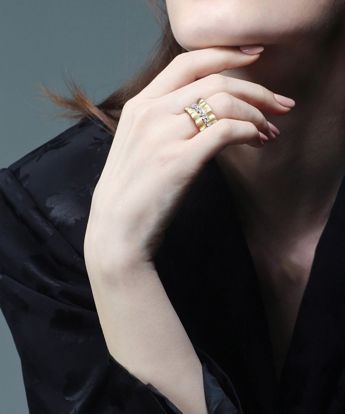 트렌카디즘(TRENCADISM) 다니엘 반지 / 18K 골드 / 링  DANIELLE_Ring_DNR11LCP
