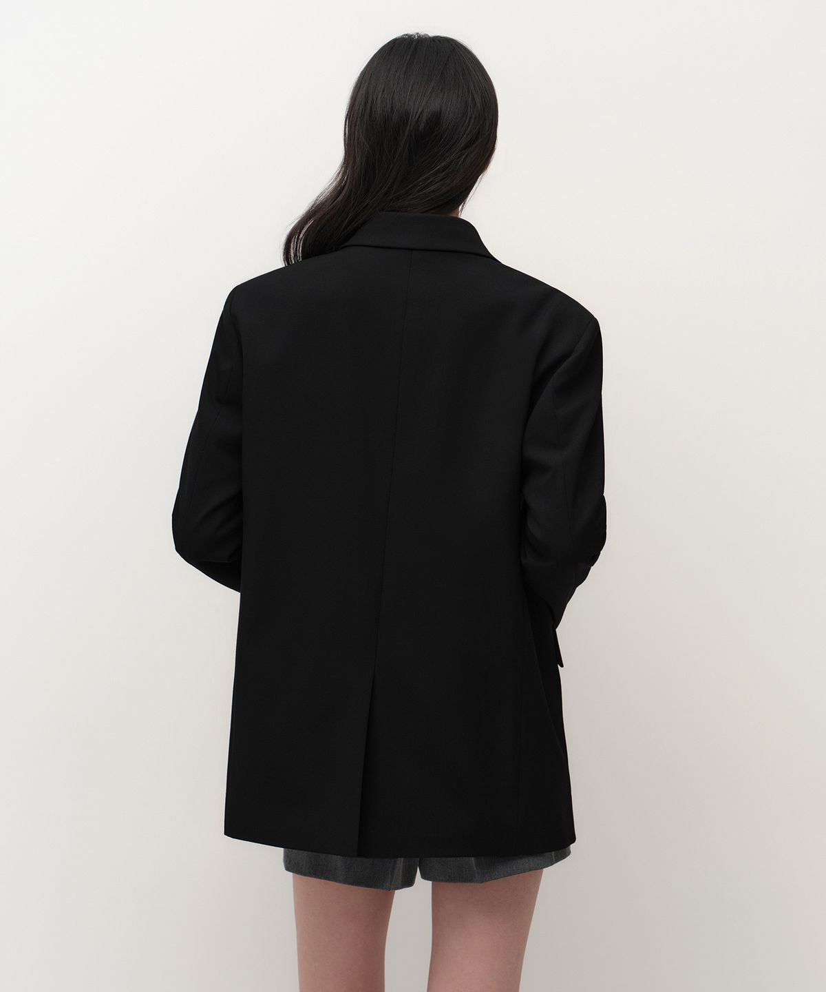무신사 스탠다드 우먼(MUSINSA STANDARD WOMAN) 우먼즈 더블 브레스티드 블레이저 [블랙]