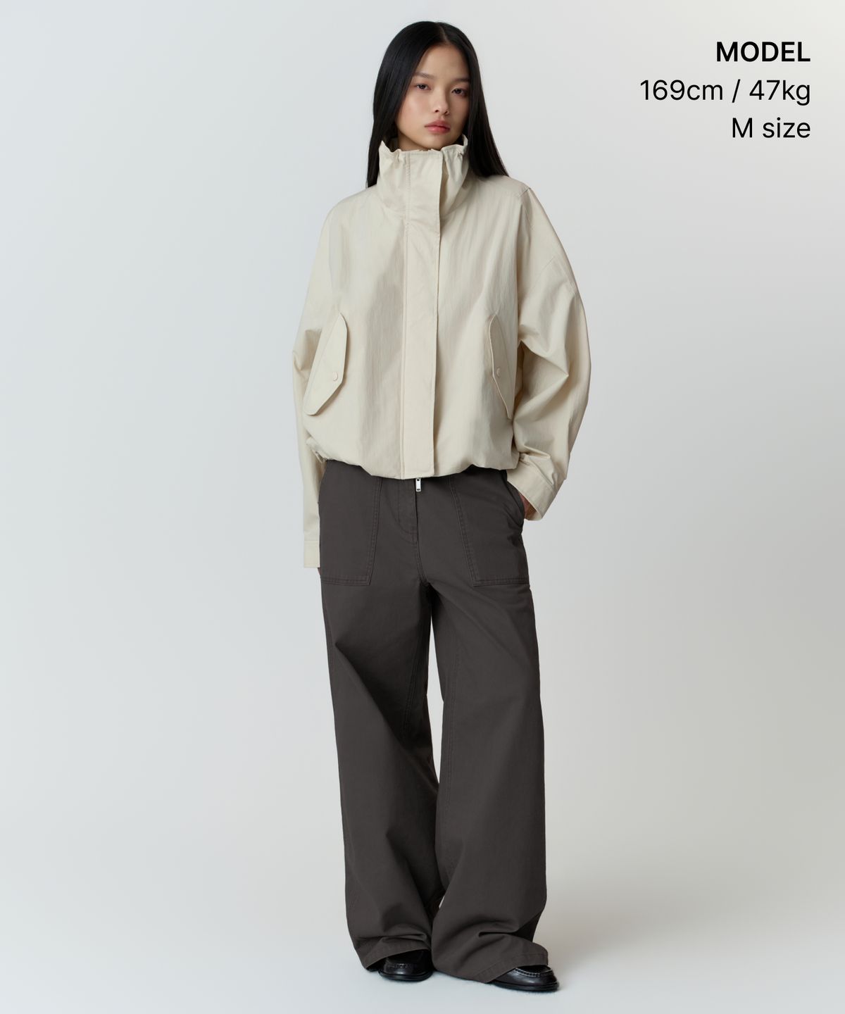 무신사 스탠다드 우먼(MUSINSA STANDARD WOMAN) 우먼즈 돌먼 필드 재킷 [크림]