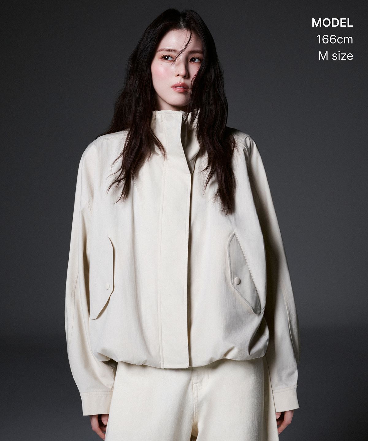무신사 스탠다드 우먼(MUSINSA STANDARD WOMAN) 우먼즈 돌먼 필드 재킷 [크림]