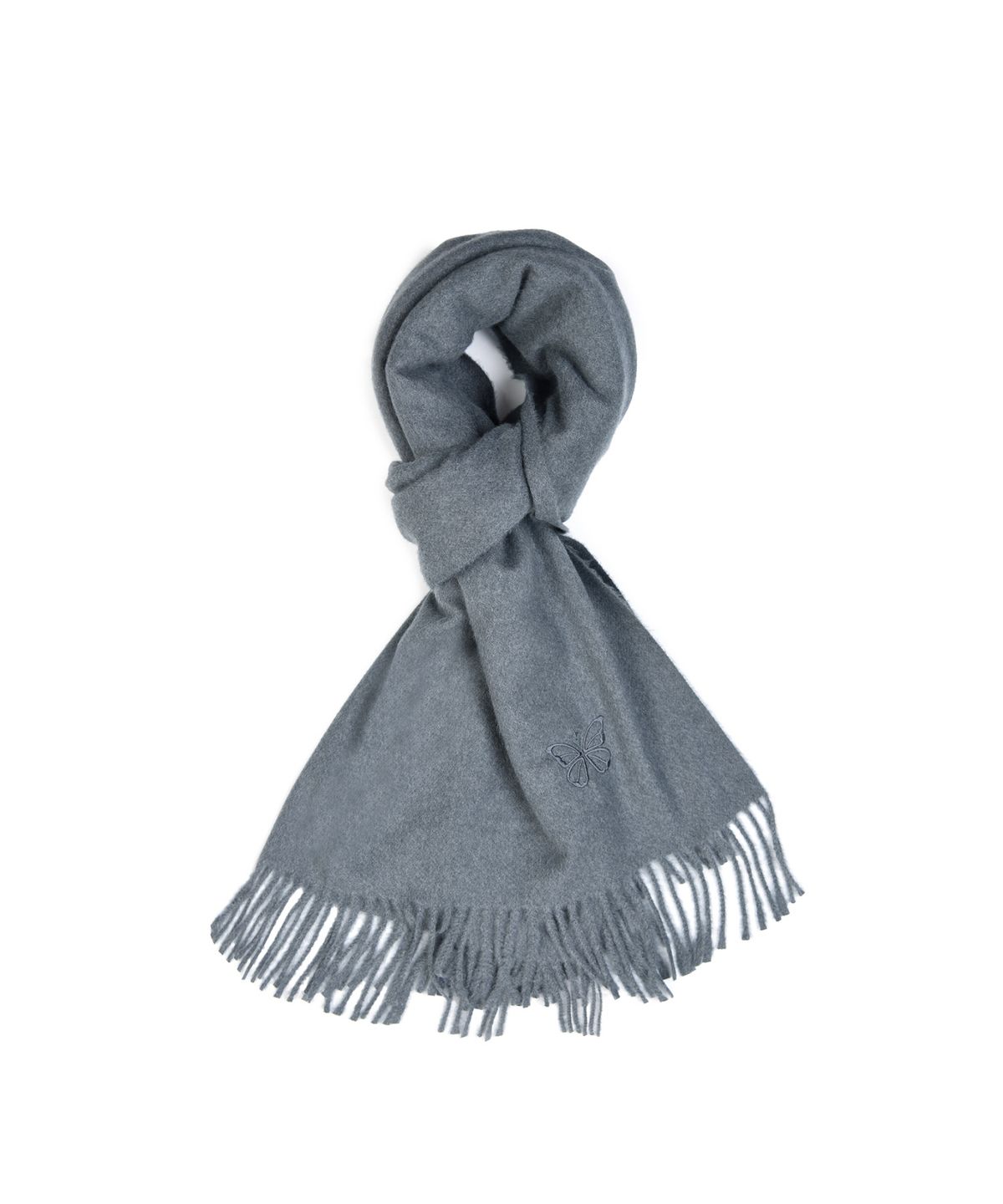 닉앤니콜(NICK&NICOLE) BUTTERFLY SOFT TOUCH MUFFLER_CHARCOAL
