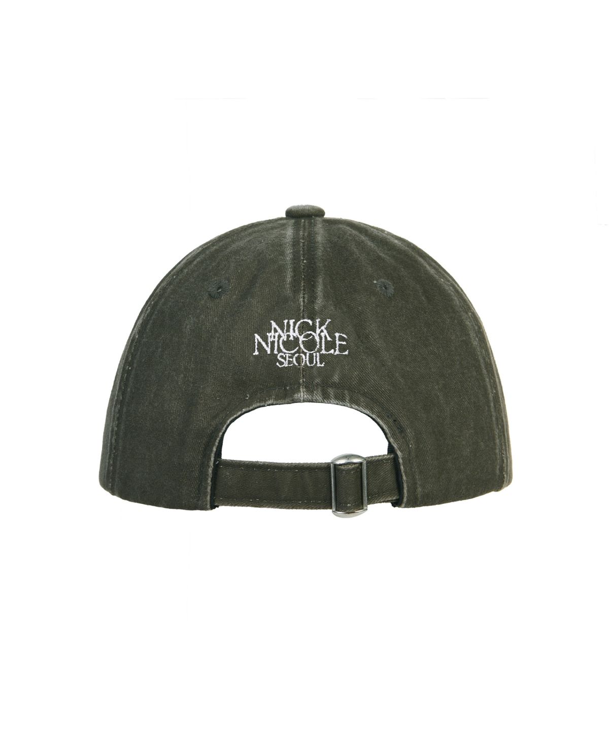 닉앤니콜(NICK&NICOLE) VINTAGE MINI BUTTERFLY BALL CAP_KHAKI CREAM