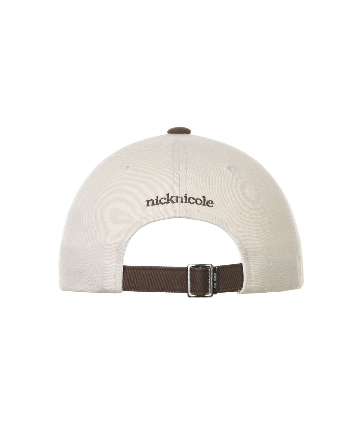닉앤니콜(NICK&NICOLE) NN DOTCOM SIGNATURE BALL CAP_TWOTONE BROWN