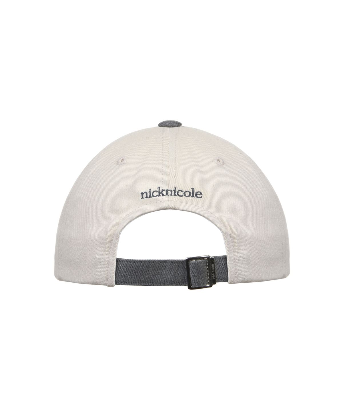 닉앤니콜(NICK&NICOLE) NN DOTCOM SIGNATURE BALL CAP_TWOTONE CHARCOAL