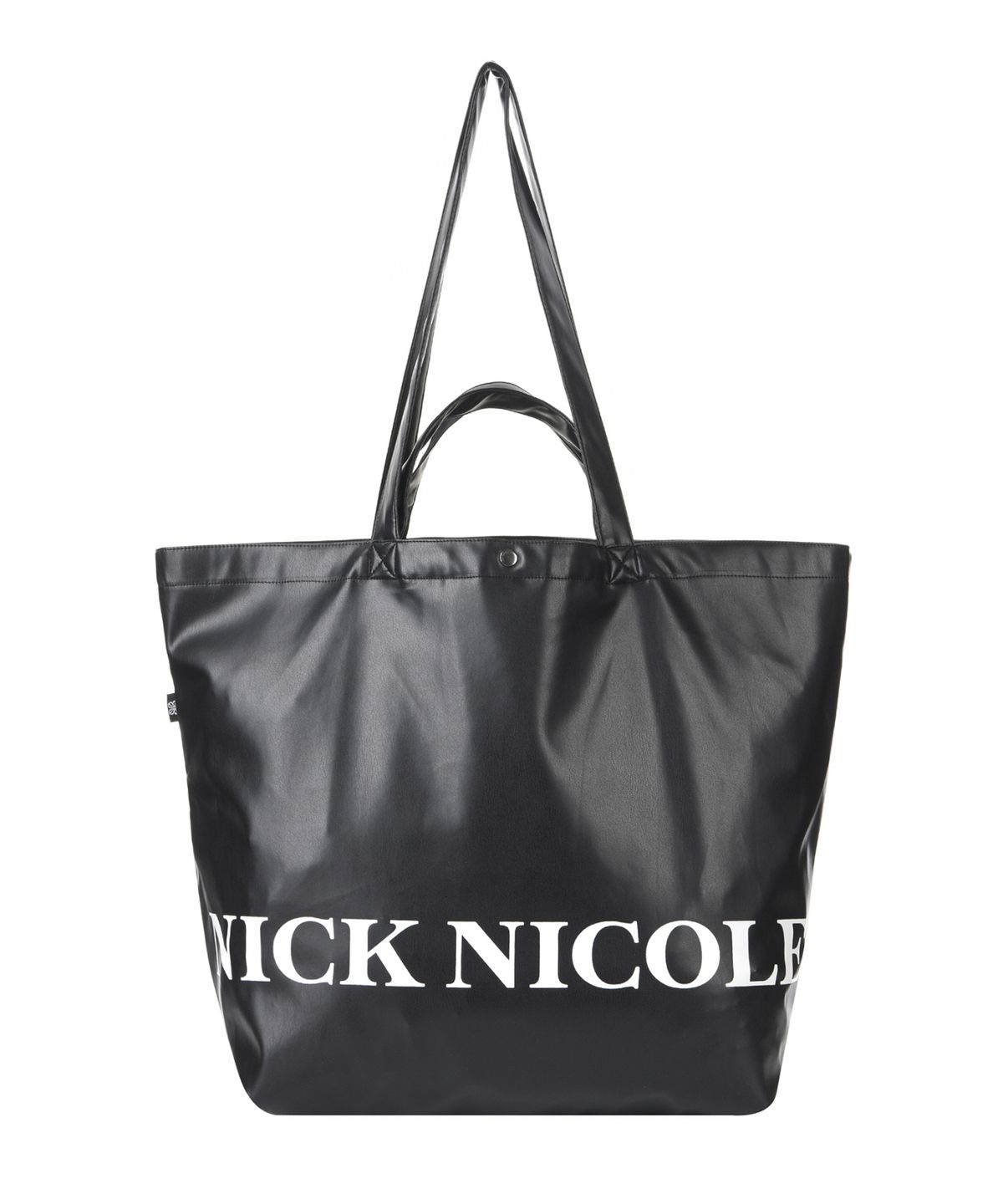 닉앤니콜(NICK&NICOLE) NICOLE LEATHER SHOPPER BAG_BLACK