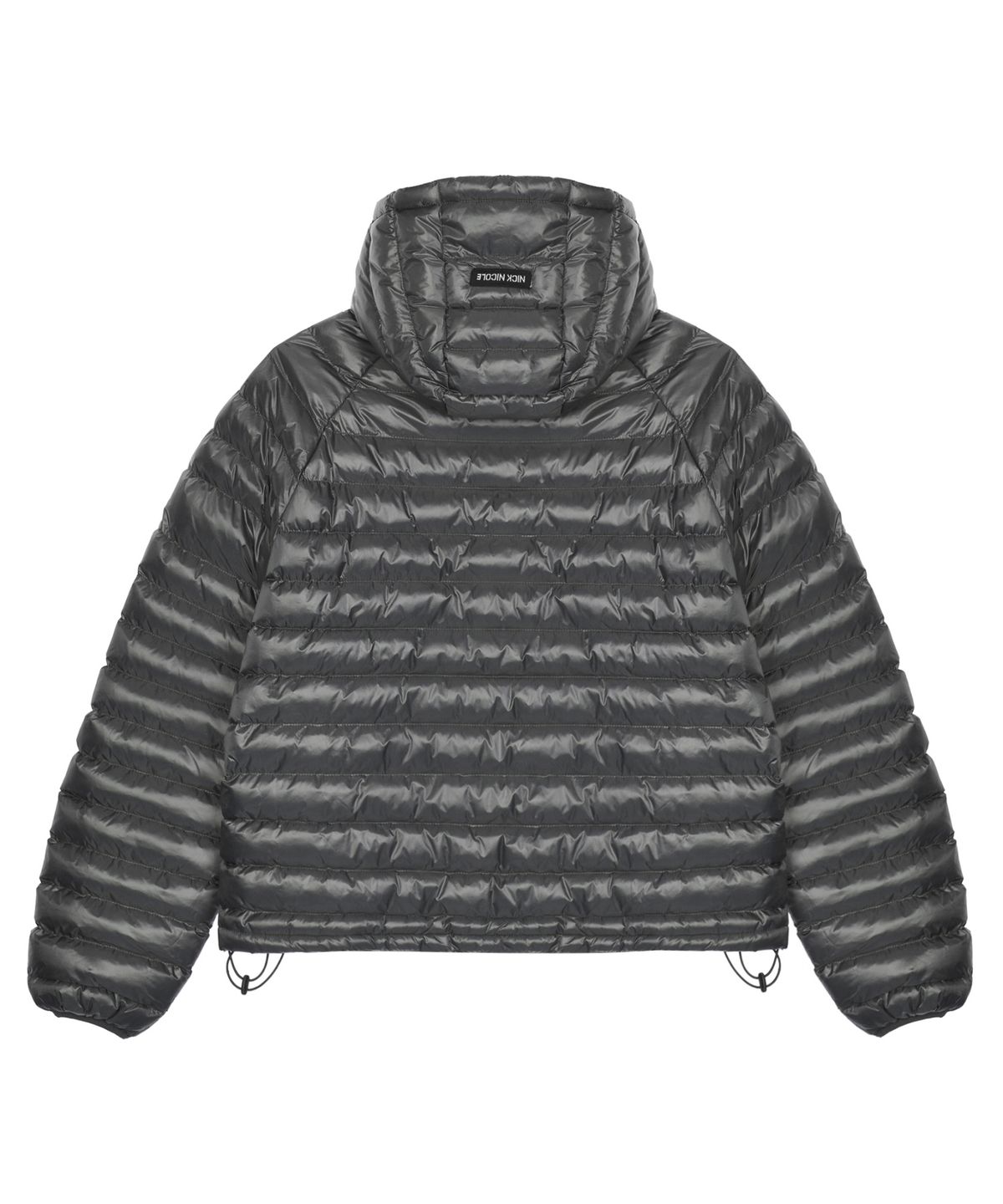 닉앤니콜(NICK&NICOLE) NICOLE LIGHT WEIGHT HOODY PADDING_CHARCOAL