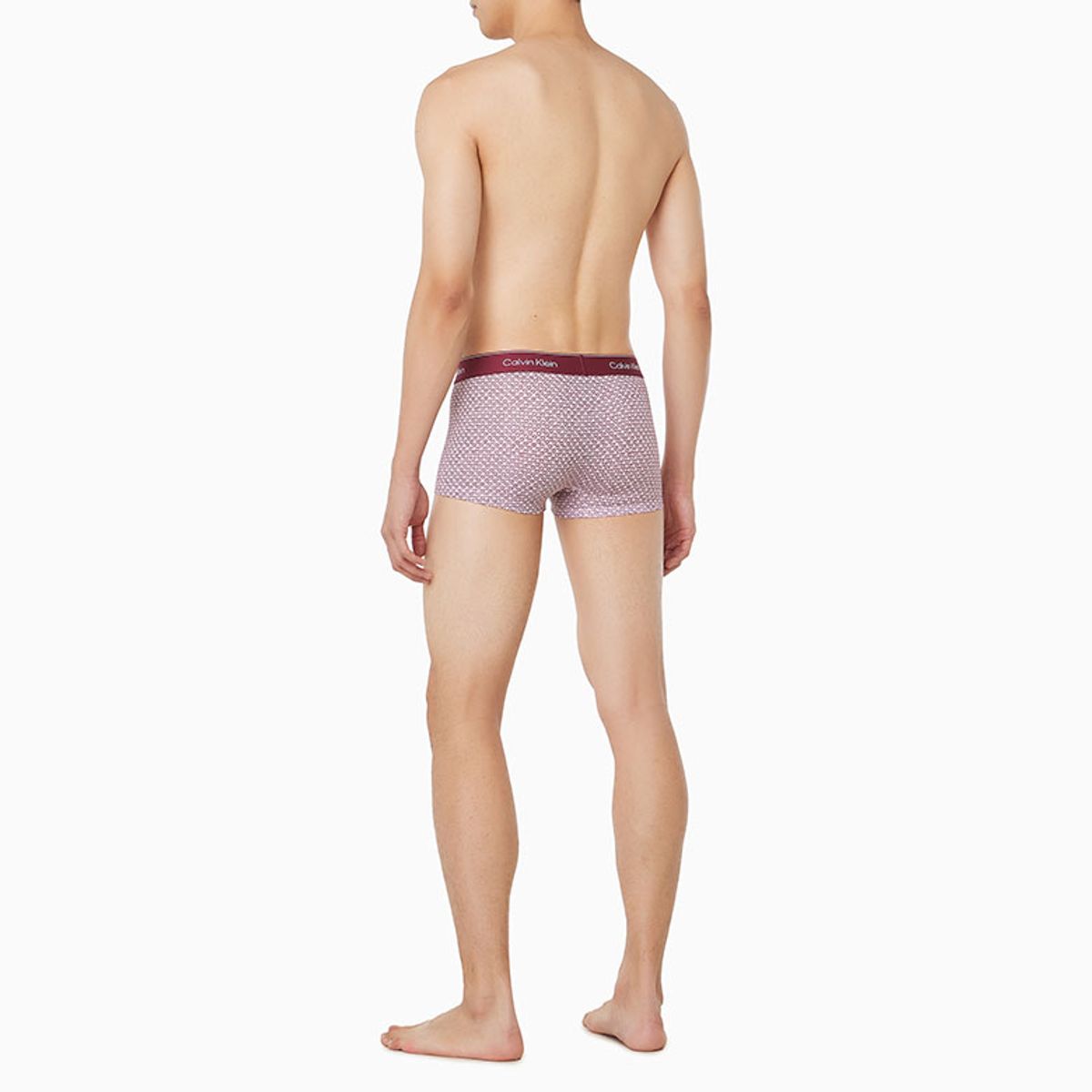 캘빈클라인 언더웨어(CALVIN KLEIN UNDERWEAR) 남성 아이콘 코튼 스트레치 마이크로 로우 라이즈 트렁크_NB46002RT