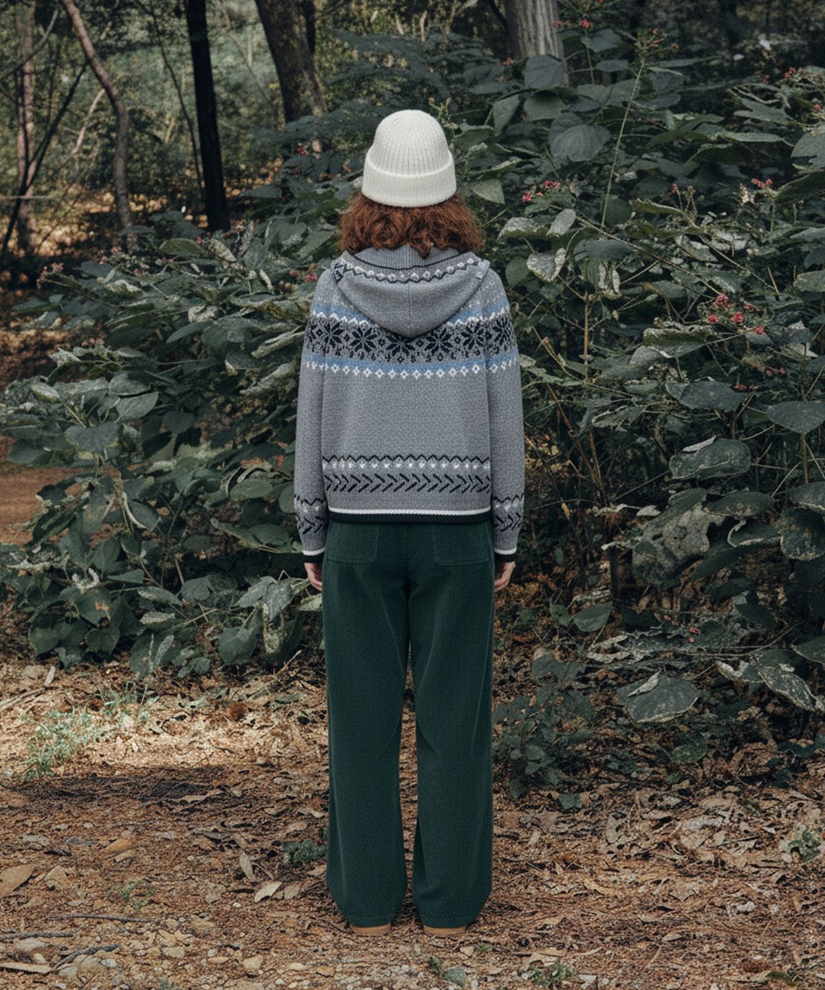 코스에그(COSEGG) Nordic Hooded Knit Cardigan_EEWCA144