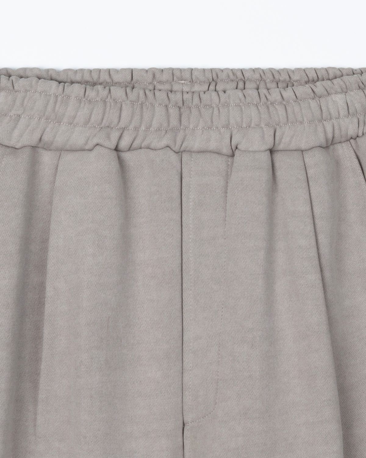 디앤드퀘스천(THEENDQUESTION) Pigment wide training pants / BEIGE