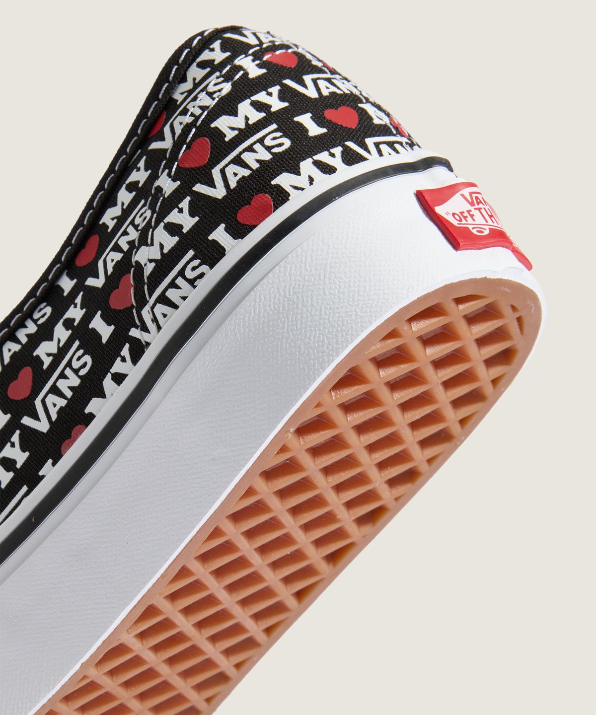 반스(VANS) 어센틱 - (I Love My Vans) 블랙 / VN000EGACJI1