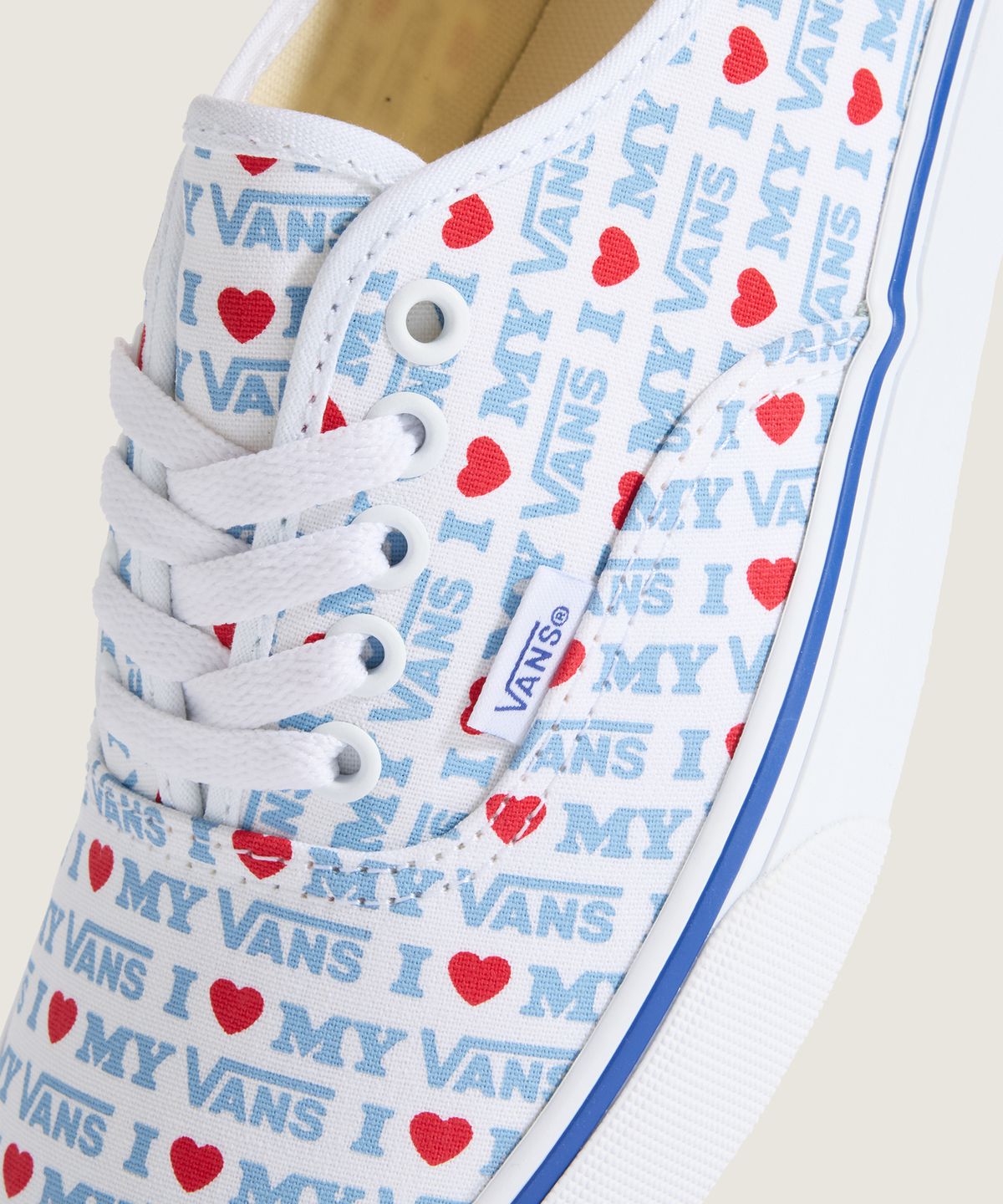 반스(VANS) 어센틱 - (I Love My Vans) 화이트 / VN000Z75W001