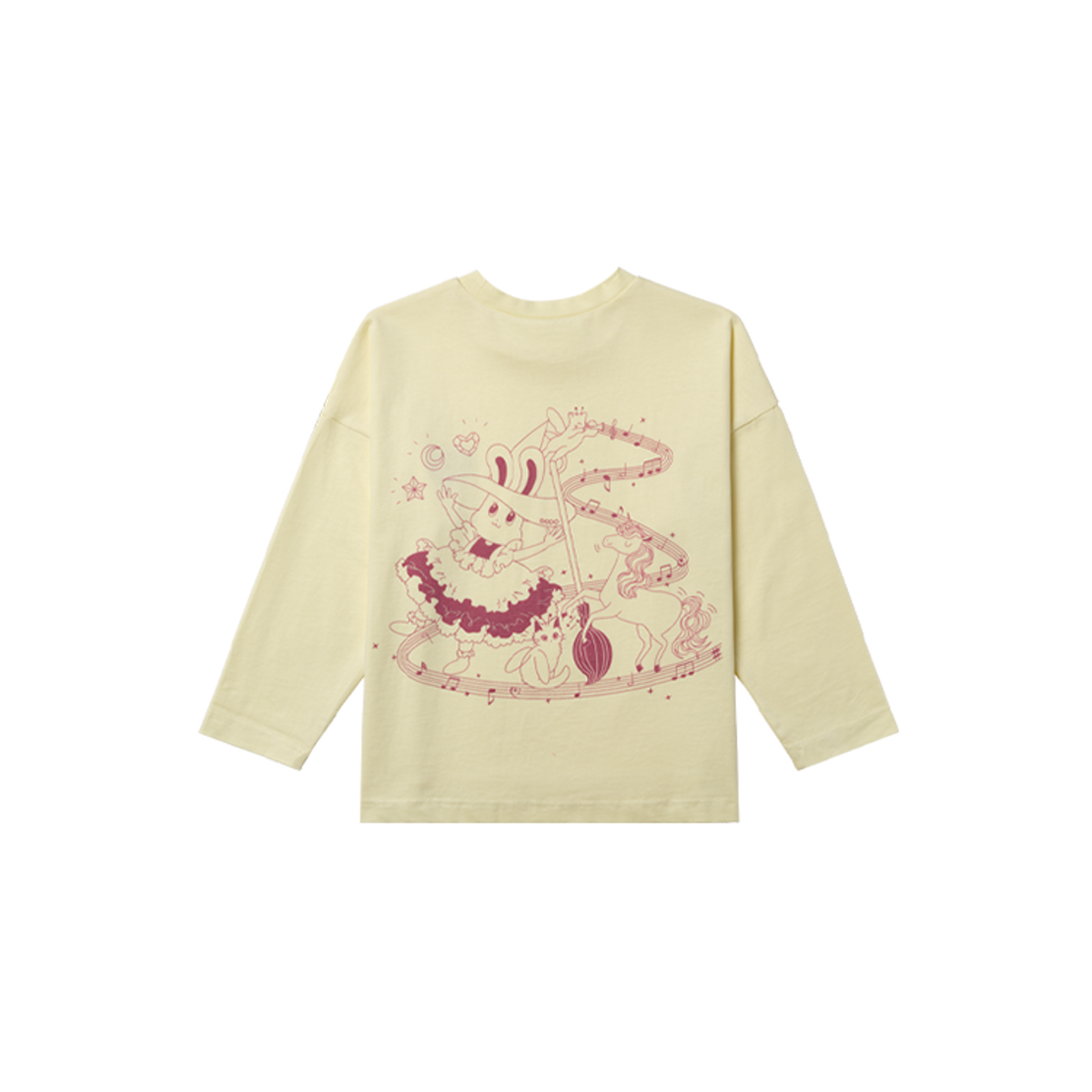 라메종드도도(LA MAISON DE DODO) 24 hearted Long Sleeves T Shirt (Lemon Yellow)_긴팔티셔츠