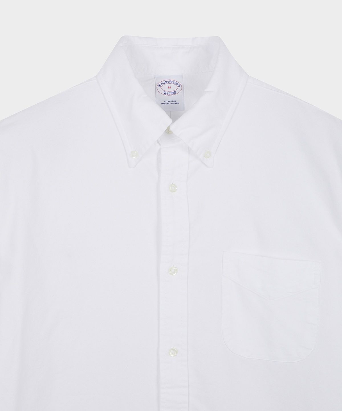 브룩스 브라더스(BROOKS BROTHERS) 프라이데이 옥스포드 솔리드 셔츠 (화이트) (BBTHMMF302)