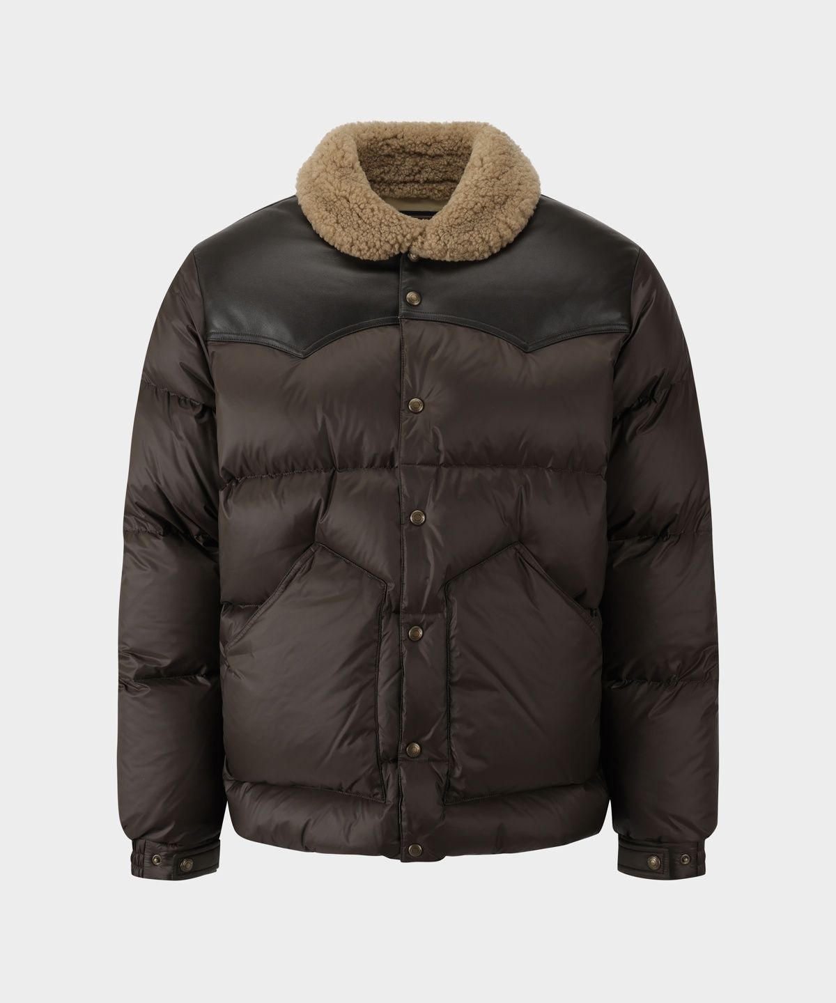 브룩스 브라더스(BROOKS BROTHERS) [Heritage] 퍼 시어링 파카 (브라운) (BBOPMHF407)