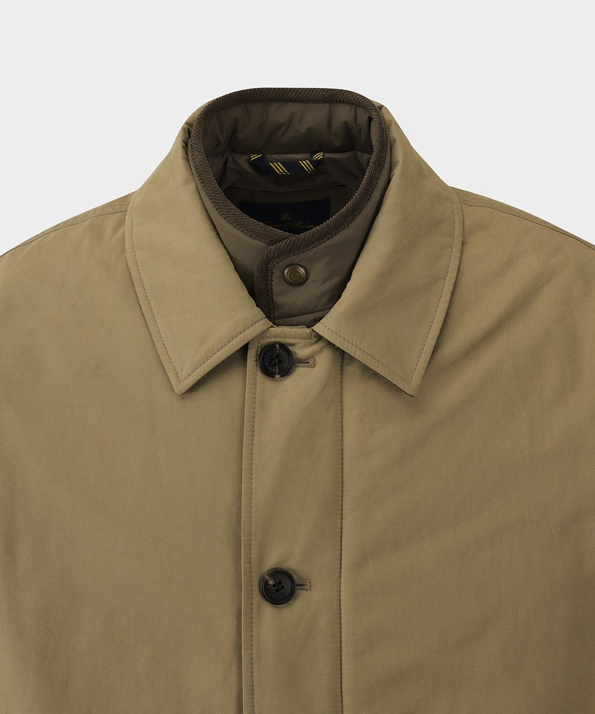 브룩스 브라더스(BROOKS BROTHERS) 디테처블 다운코트 (베이지) (BBOPMBF406)
