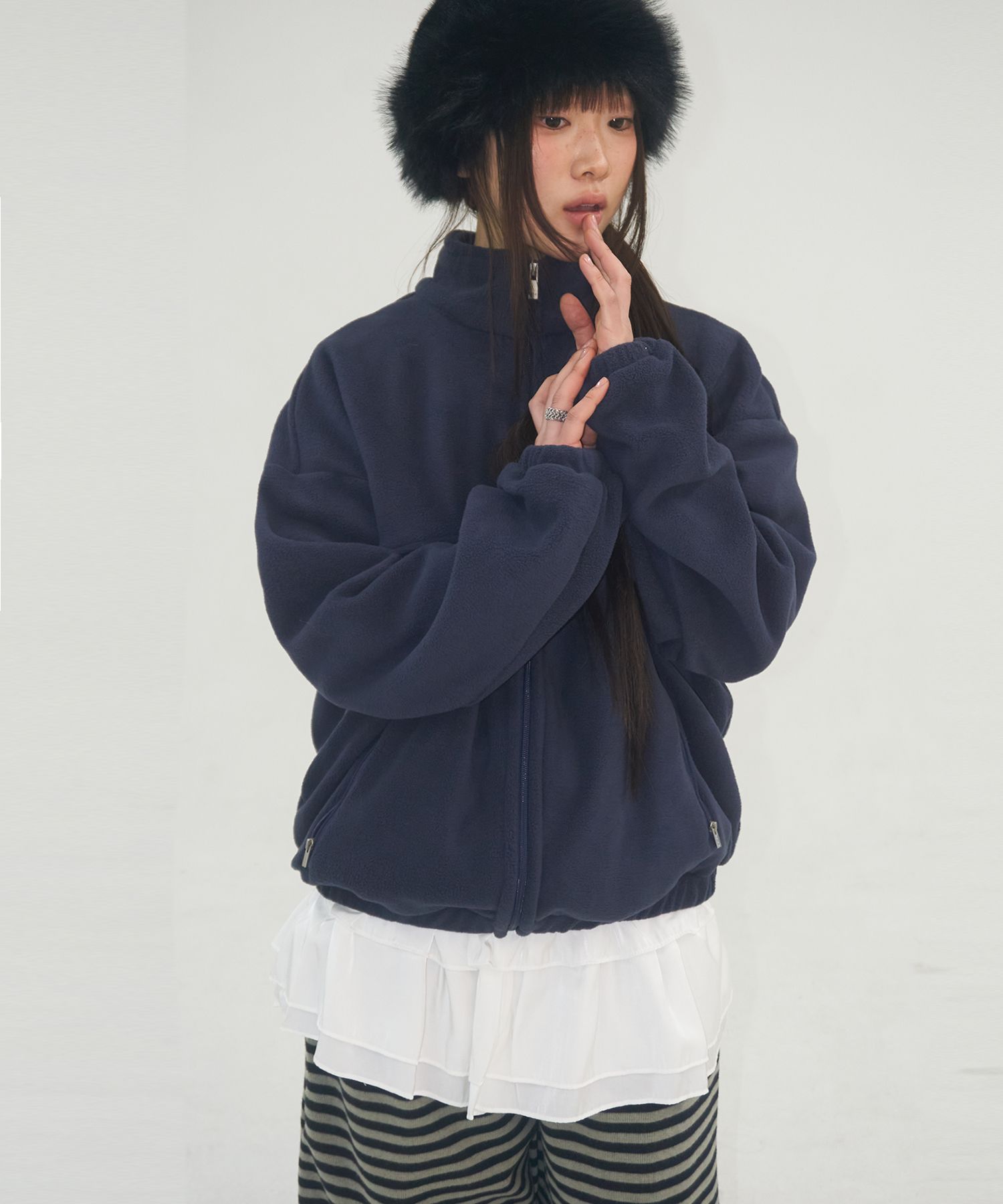 MUSINSA公式 | SOME PLACE ソフトロゴポイントベーシックフリース